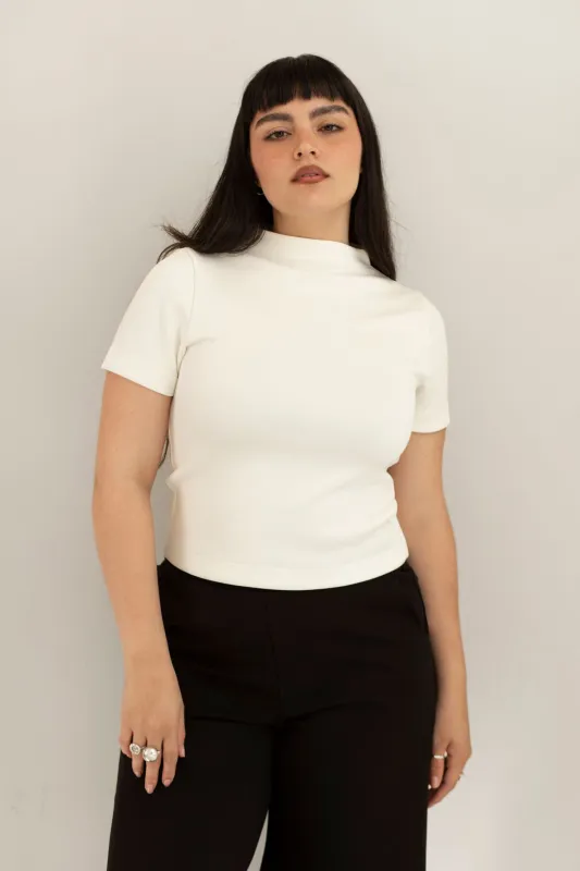 [FINAL SALE] Celine Top - White (CLOUDLITE®) made by Lezé the Label