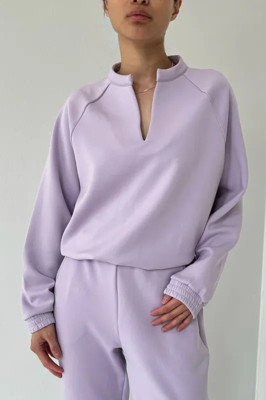 [FINAL SALE] Athena Sweater - Lilac (CLOUDLITE®) made by Lezé the Label