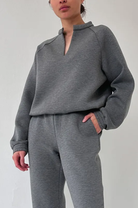 [FINAL SALE] Athena Sweater - Grey made by Lezé the Label