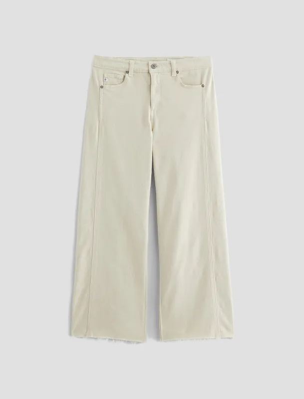 Saige Wide Leg Crop With Panel sold by AG Jeans