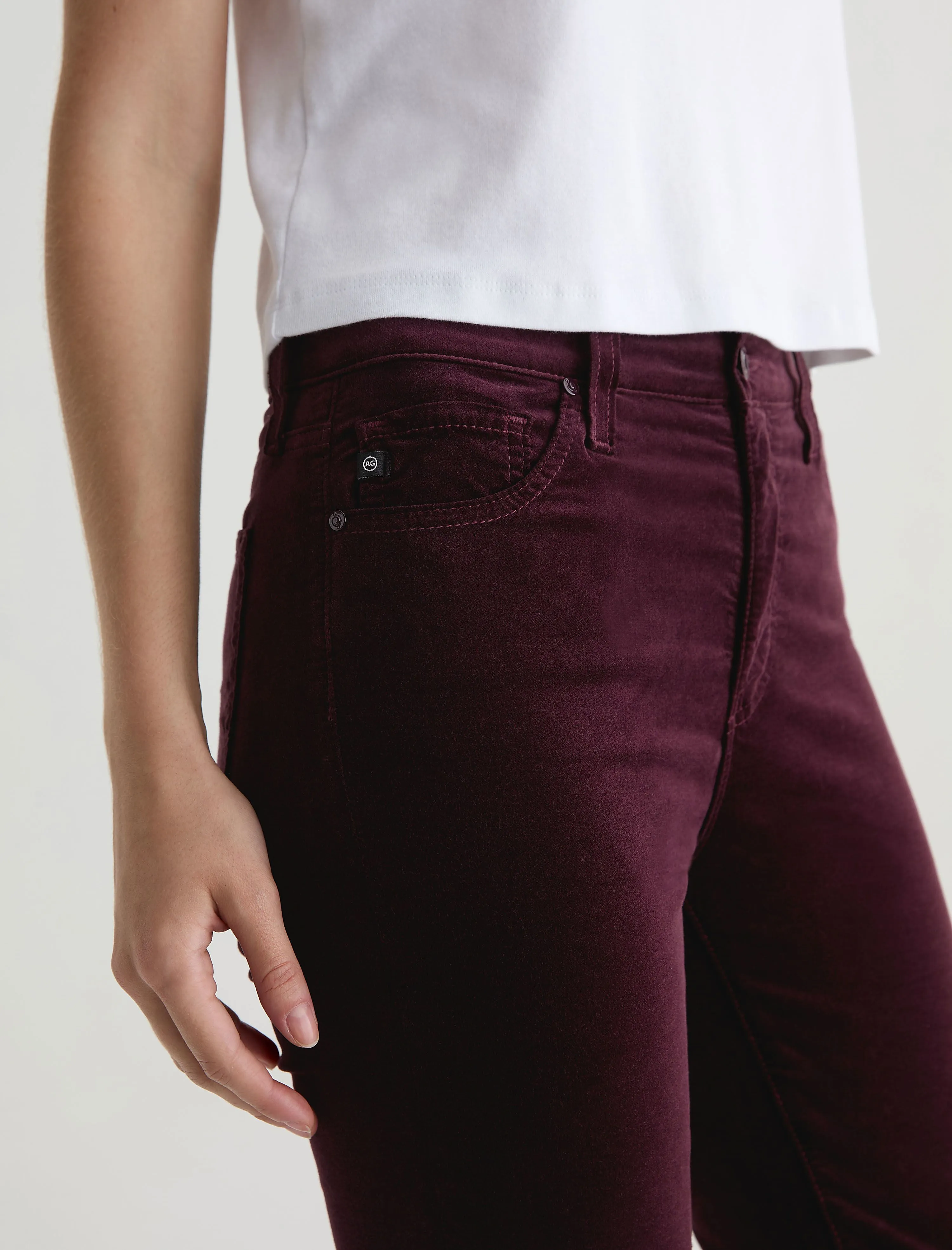Mari Velvet Pant sold by Adriano Goldschmied product image thumbnail 4
