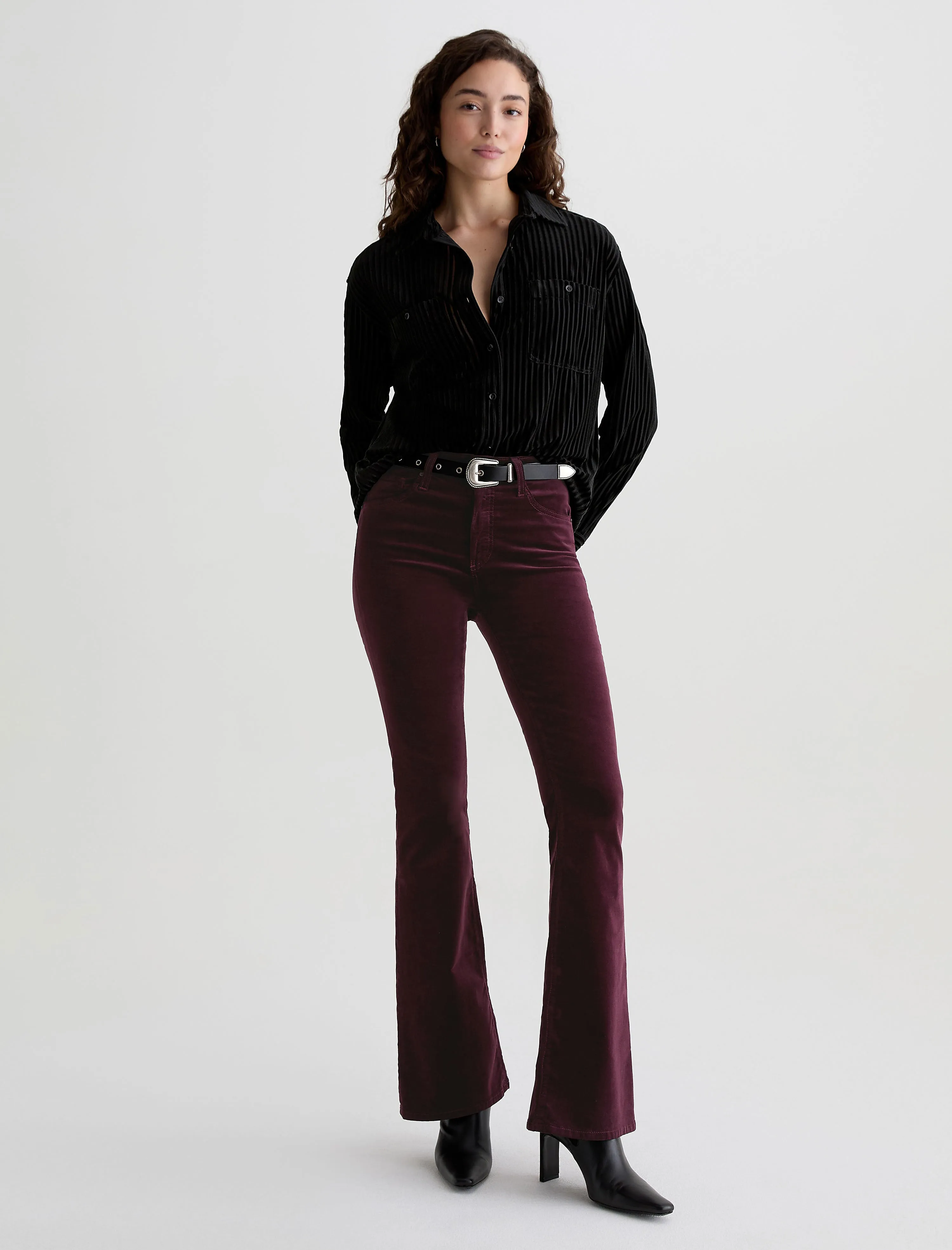Farrah Boot Velvet Pant sold by Adriano Goldschmied product image thumbnail 2