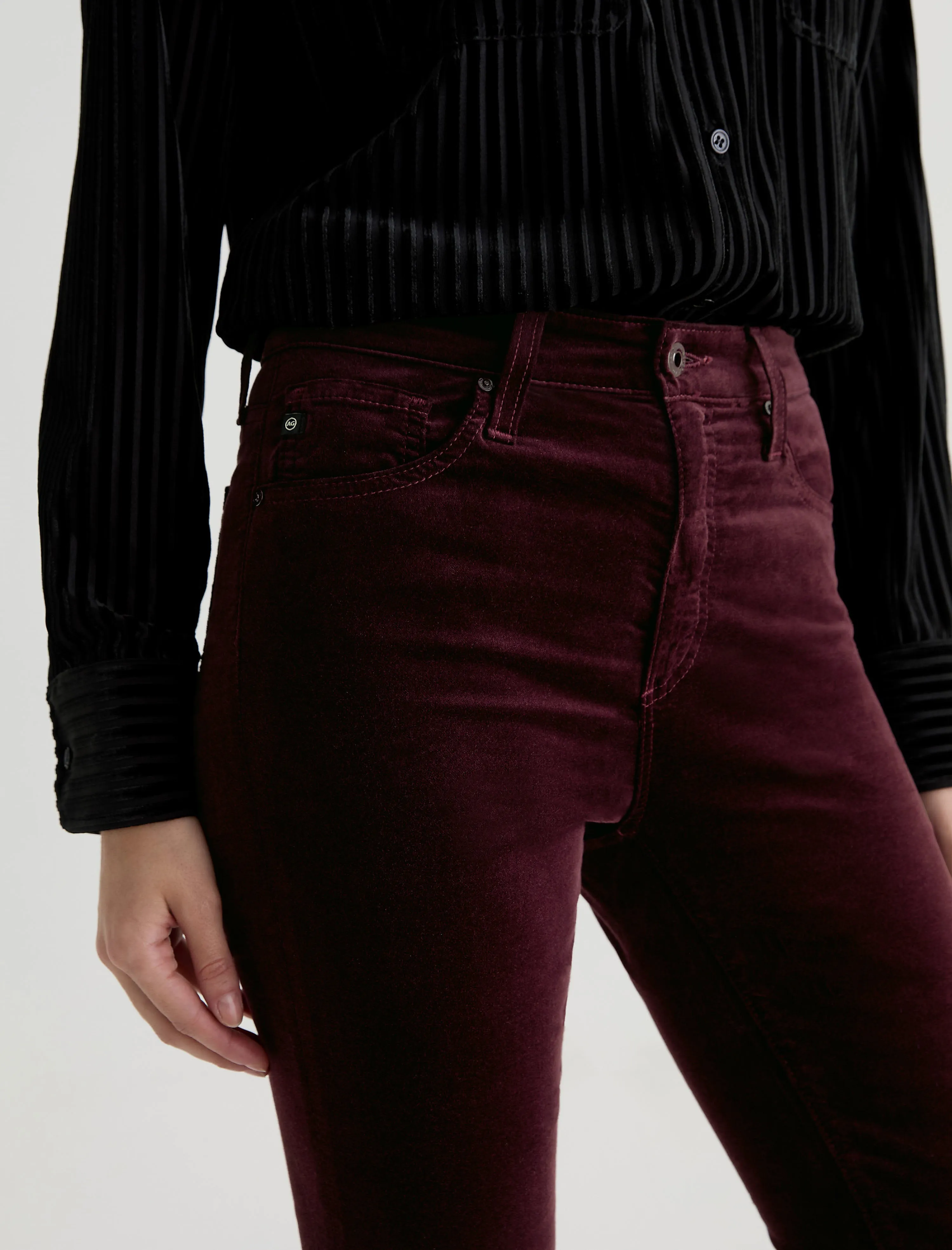 Farrah Boot Velvet Pant sold by Adriano Goldschmied product image thumbnail 4