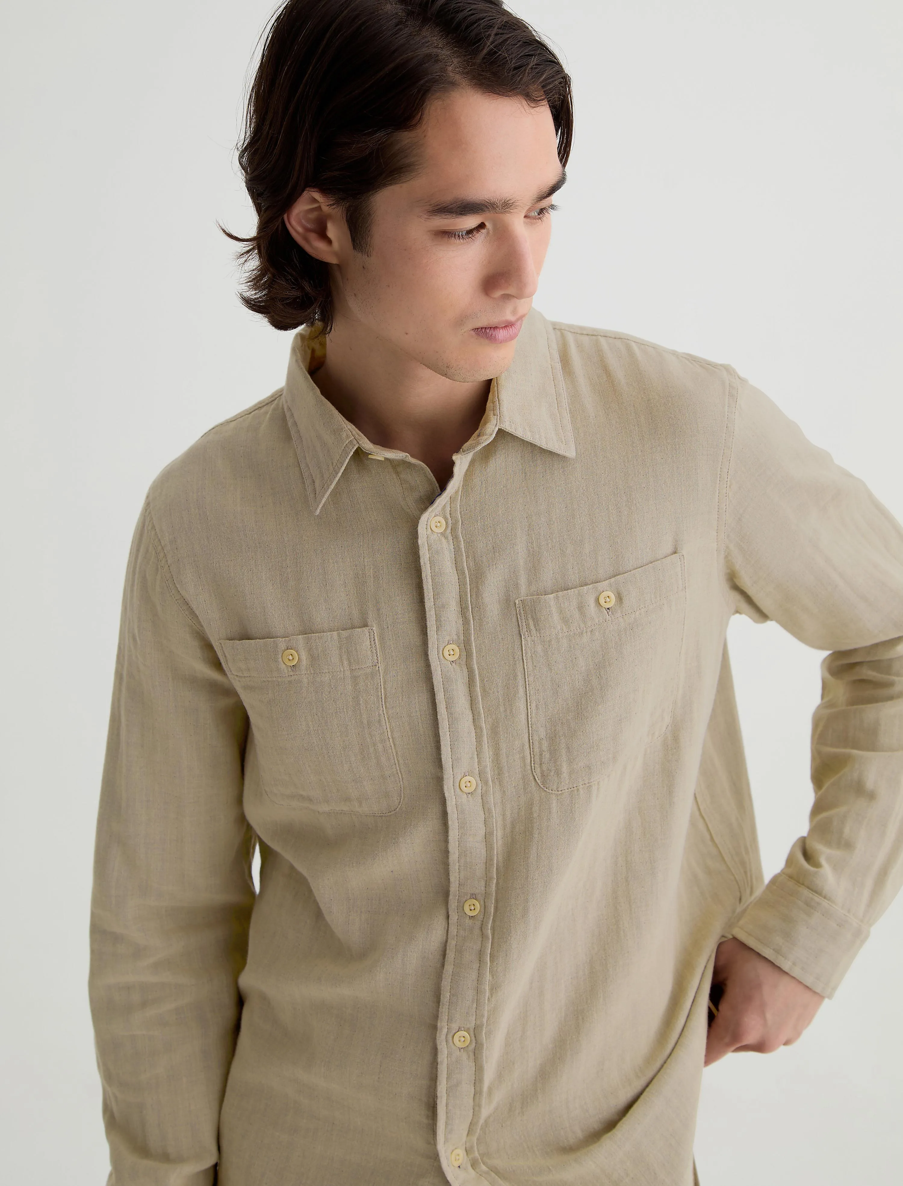 Wayne Work Shirt sold by Adriano Goldschmied product image thumbnail 3