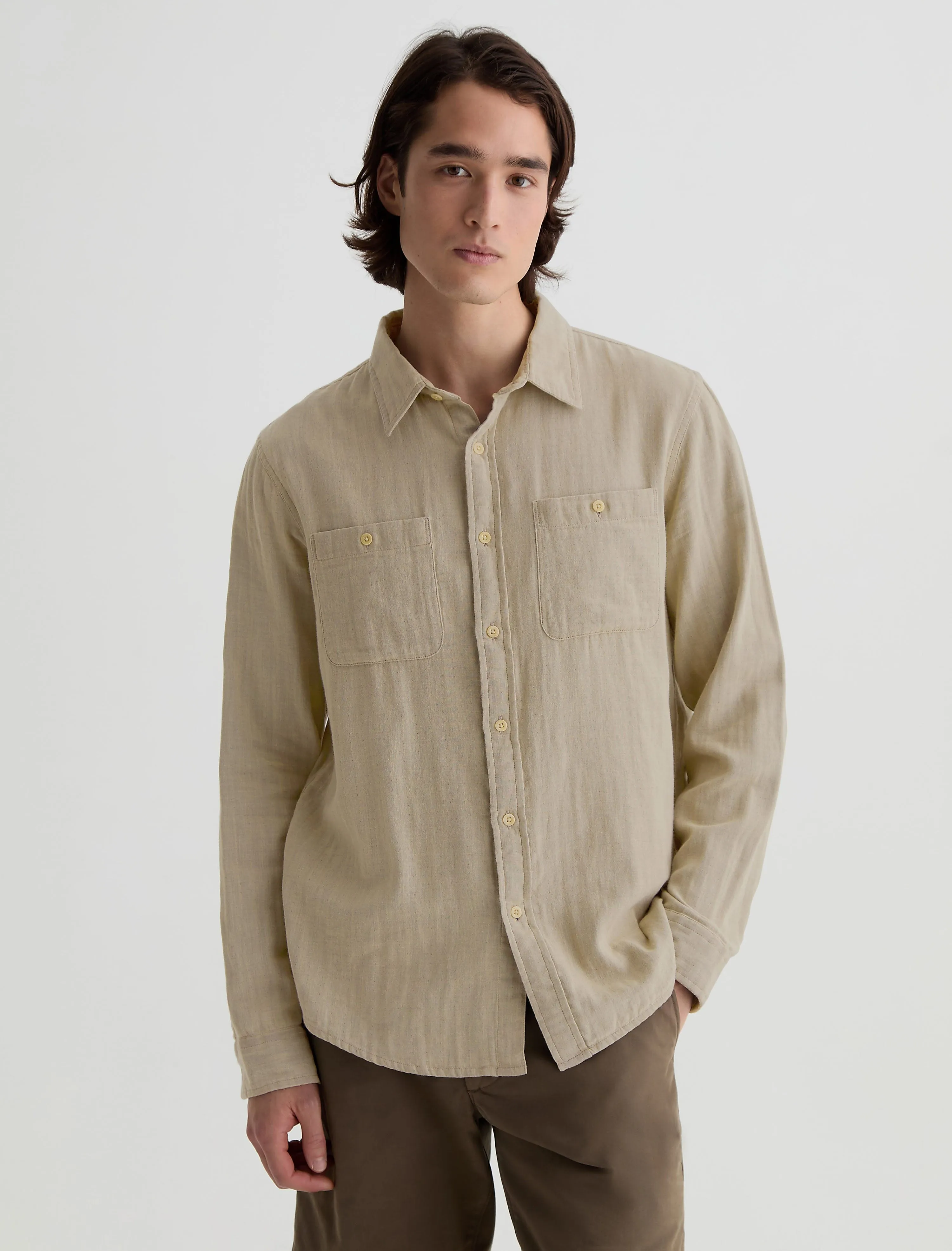 Wayne Work Shirt sold by Adriano Goldschmied product image thumbnail 2