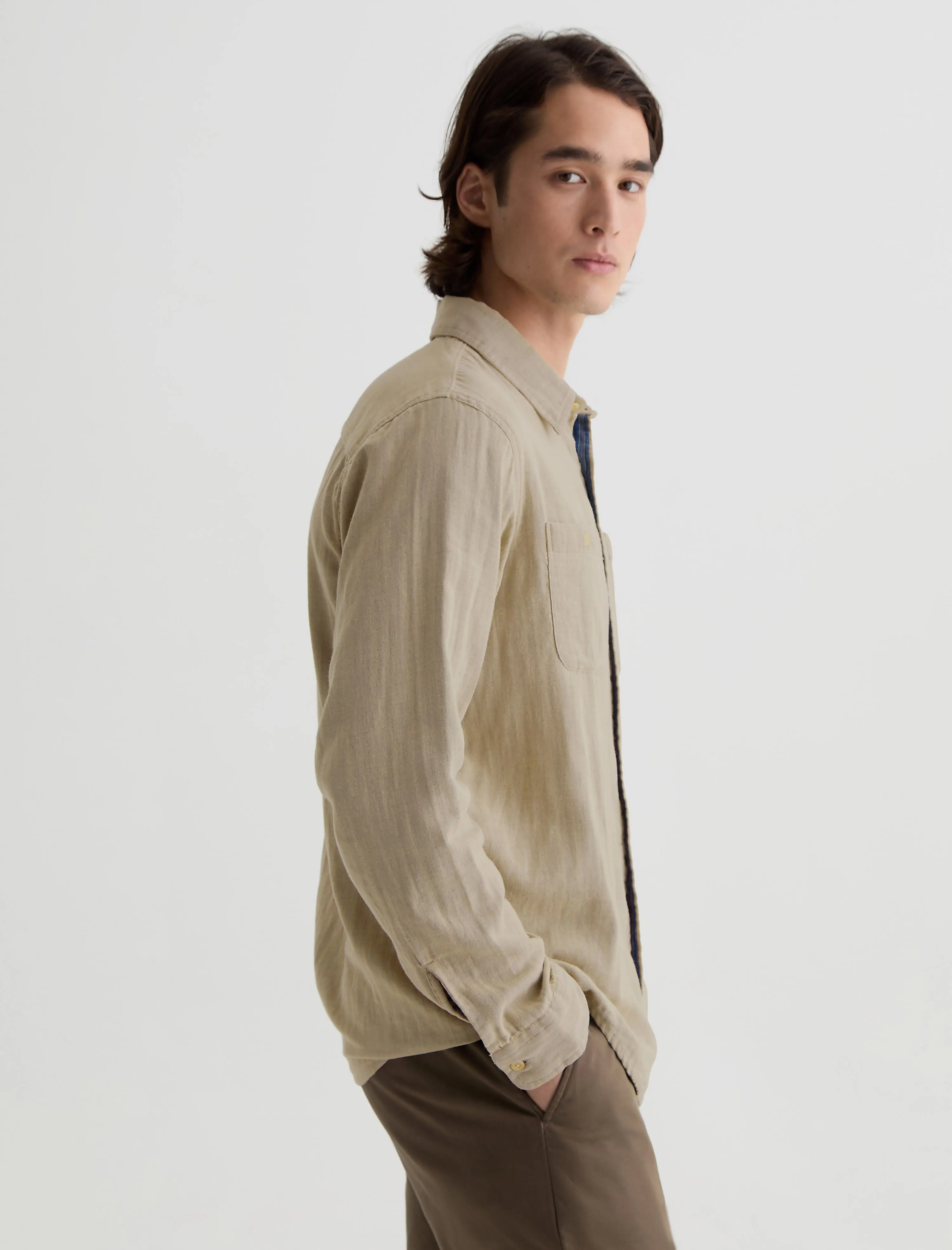 Wayne Work Shirt sold by Adriano Goldschmied product image thumbnail 4