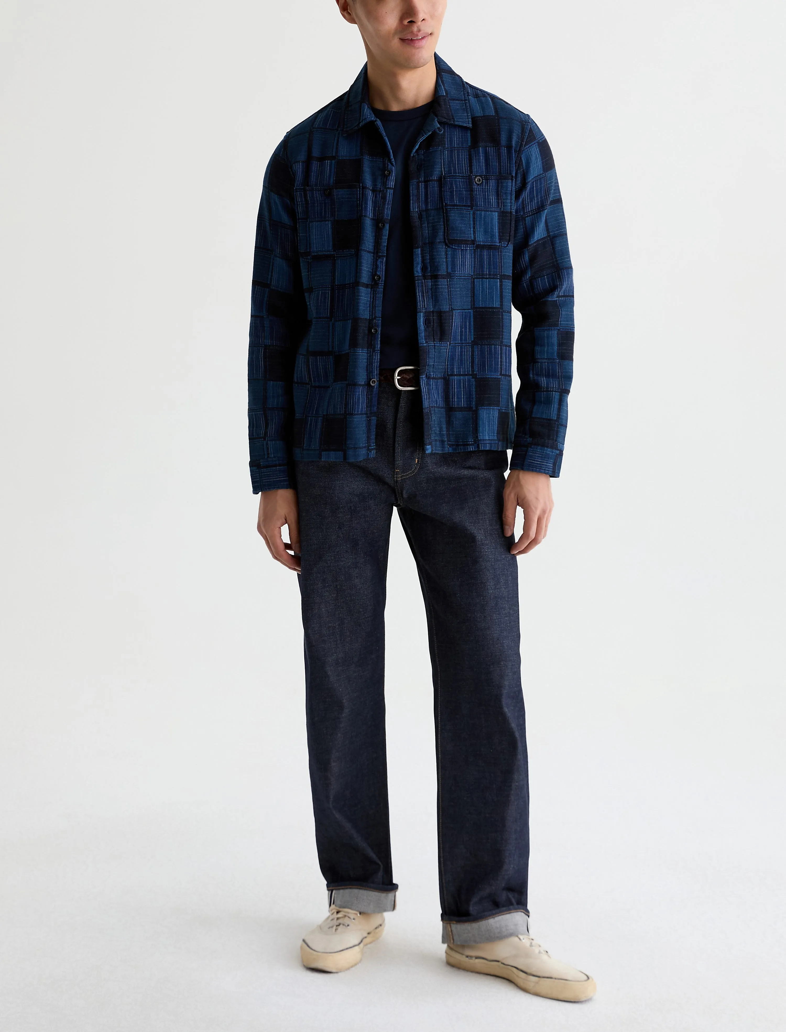 Louis Long Sleeve Camp Shirt sold by Adriano Goldschmied product image thumbnail 5