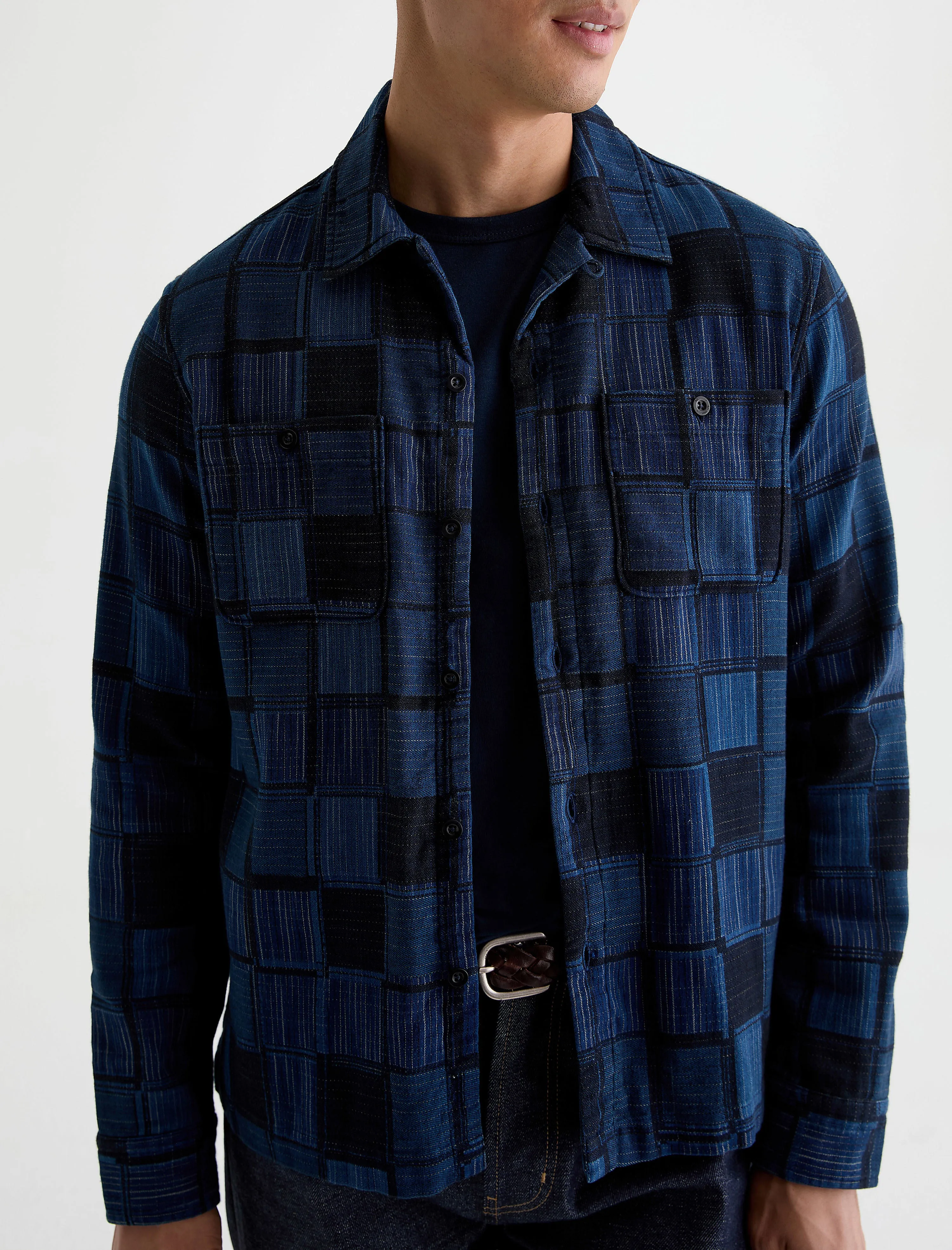 Louis Long Sleeve Camp Shirt sold by Adriano Goldschmied product image thumbnail 3