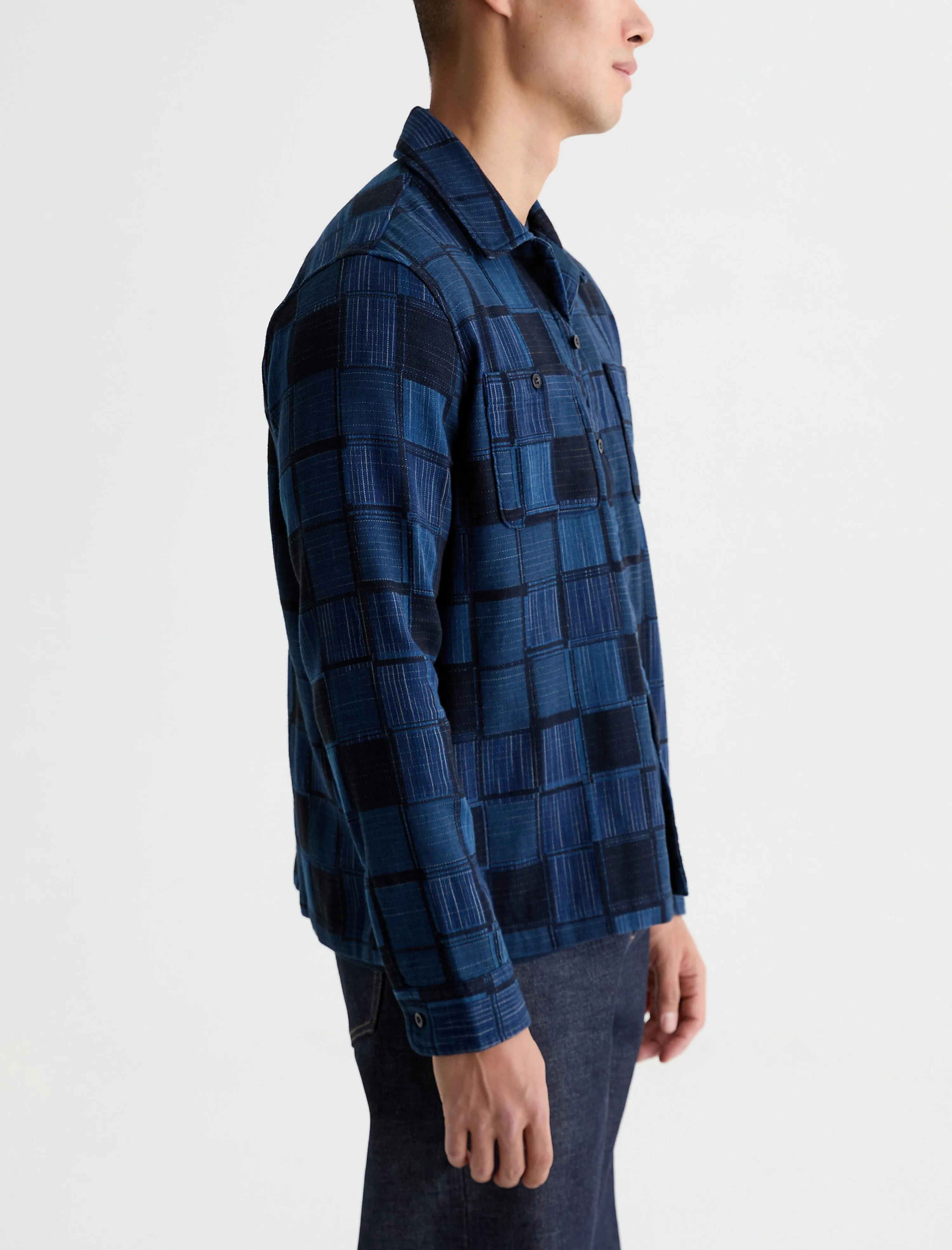 Louis Long Sleeve Camp Shirt sold by Adriano Goldschmied product image thumbnail 4