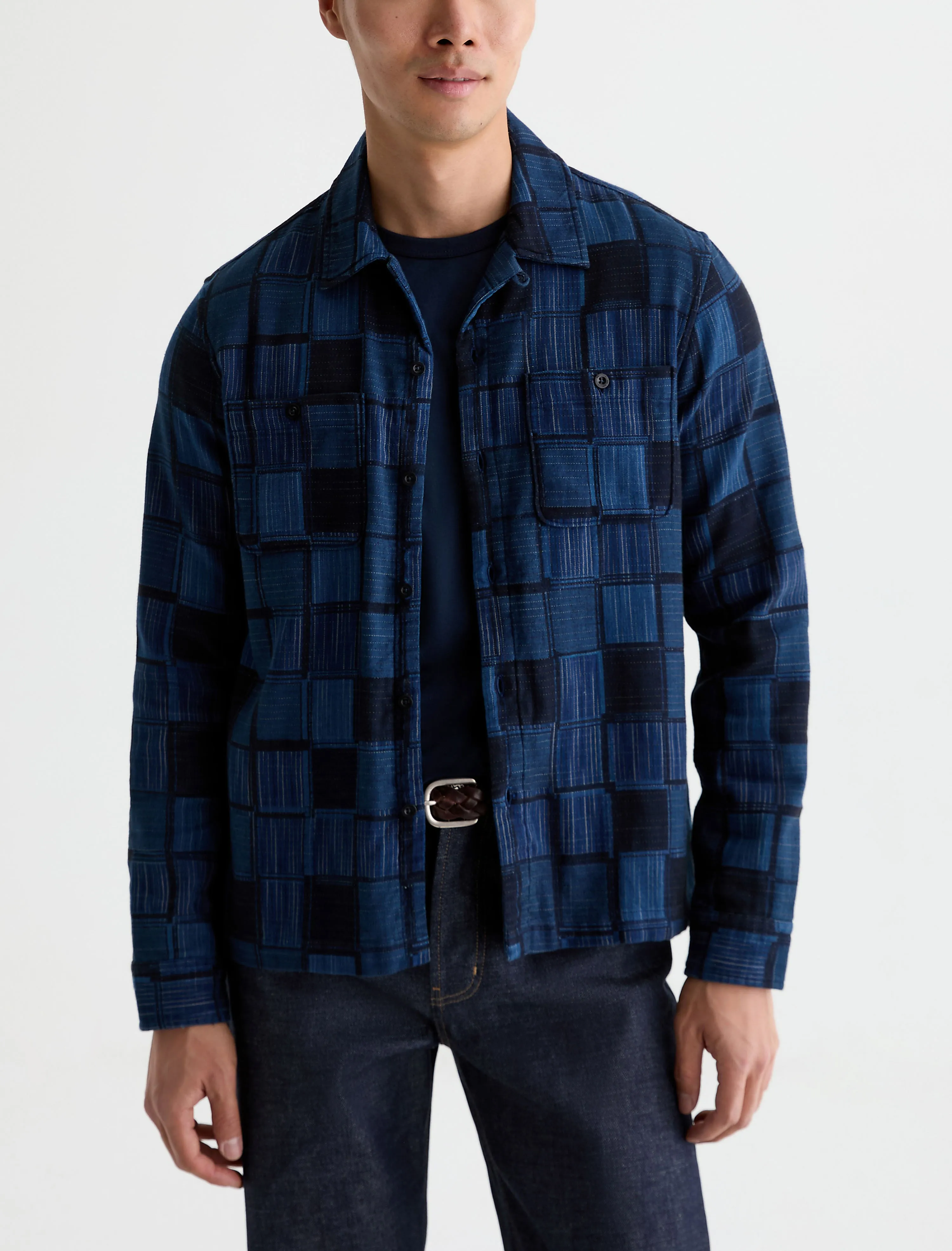 Louis Long Sleeve Camp Shirt sold by Adriano Goldschmied product image thumbnail 2