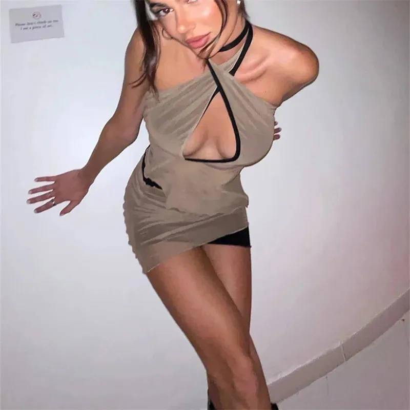 Two Piece Set Summer Women Sexy Skirt Suit Party Club sold by Womedolly product image thumbnail 2