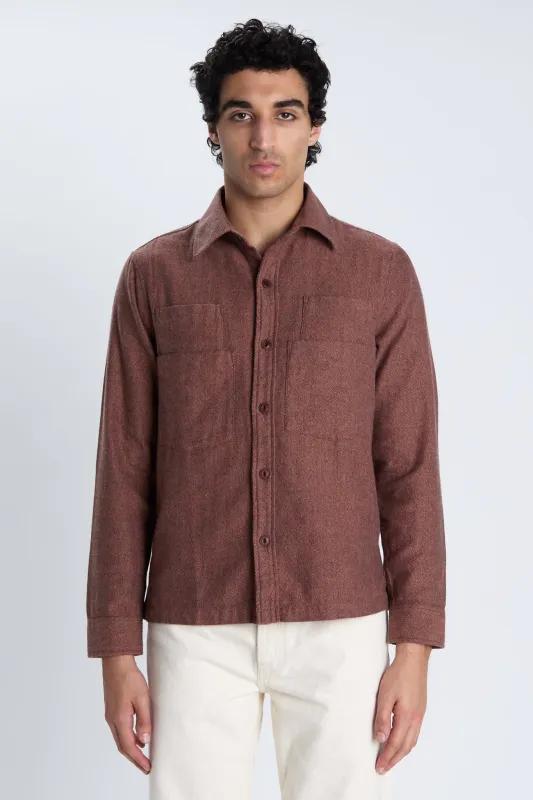 Chemise Benton piment made by bonnegueule