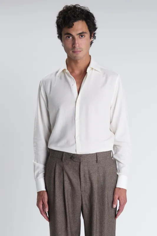 Chemise Volpaia écrue sold by bonnegueule