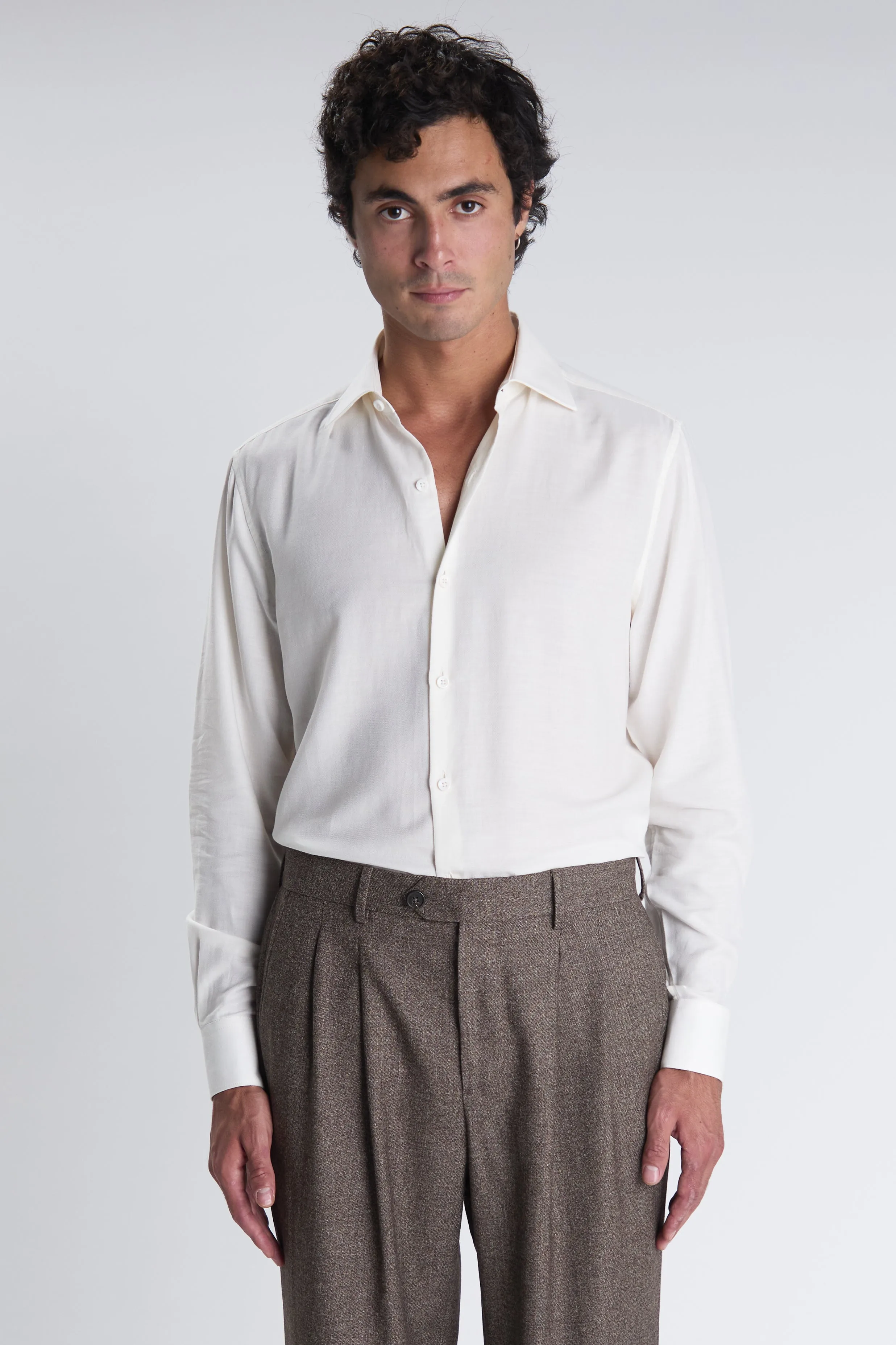 Chemise Volpaia écrue sold by bonnegueule