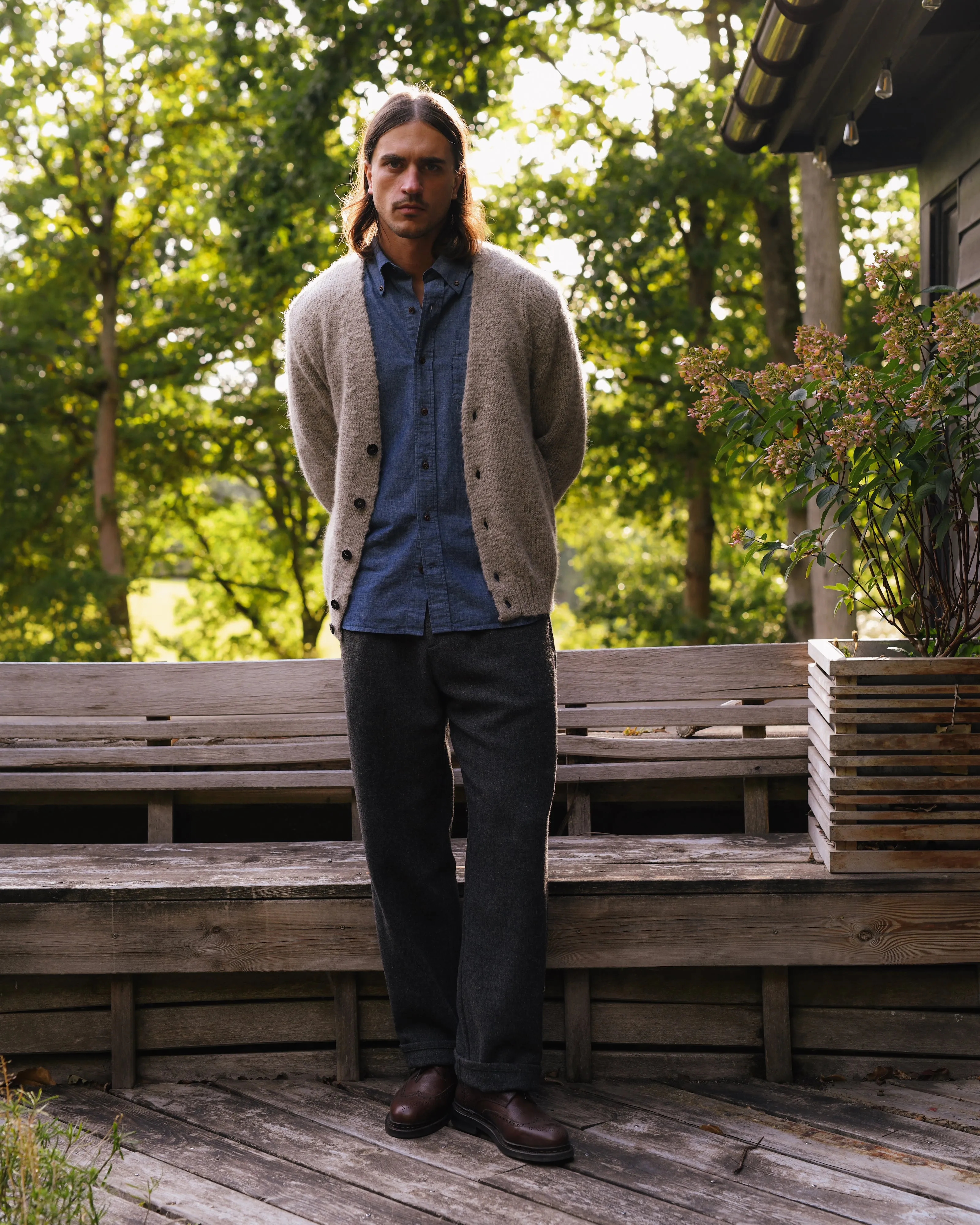 Chemise Calvi indigo sold by bonnegueule product image thumbnail 2