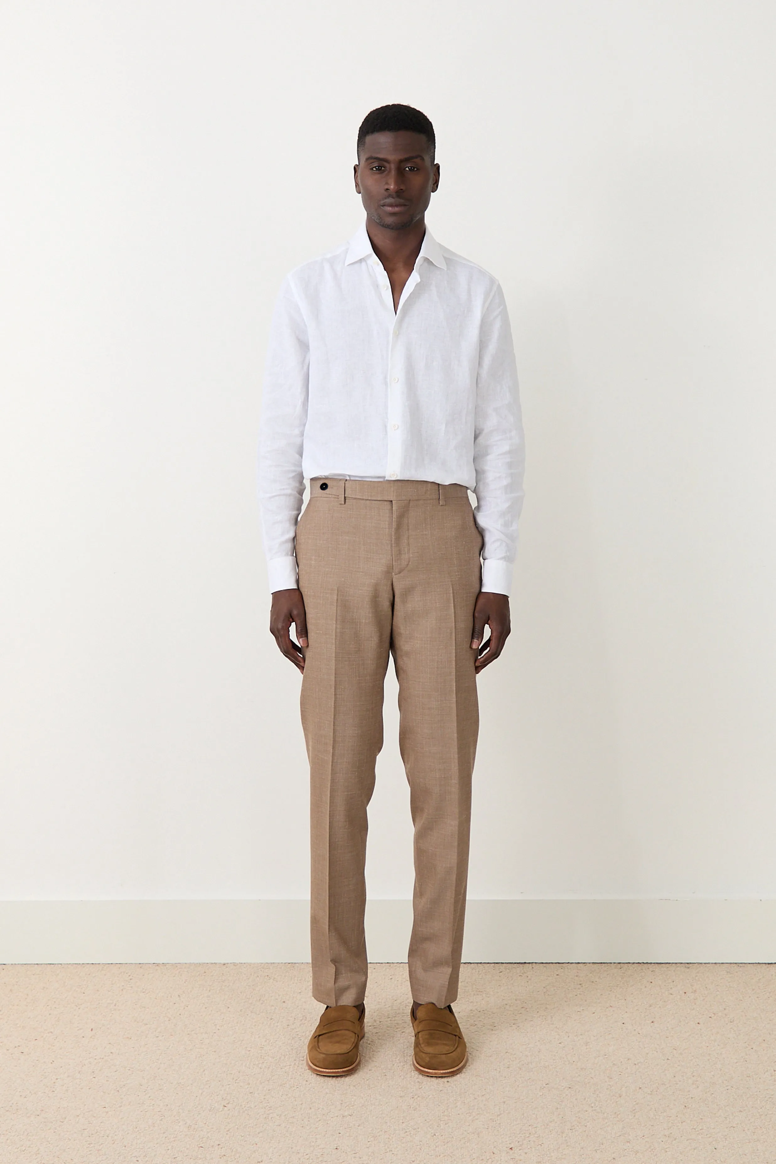 Pantalon Uno beige sold by bonnegueule product image thumbnail 2