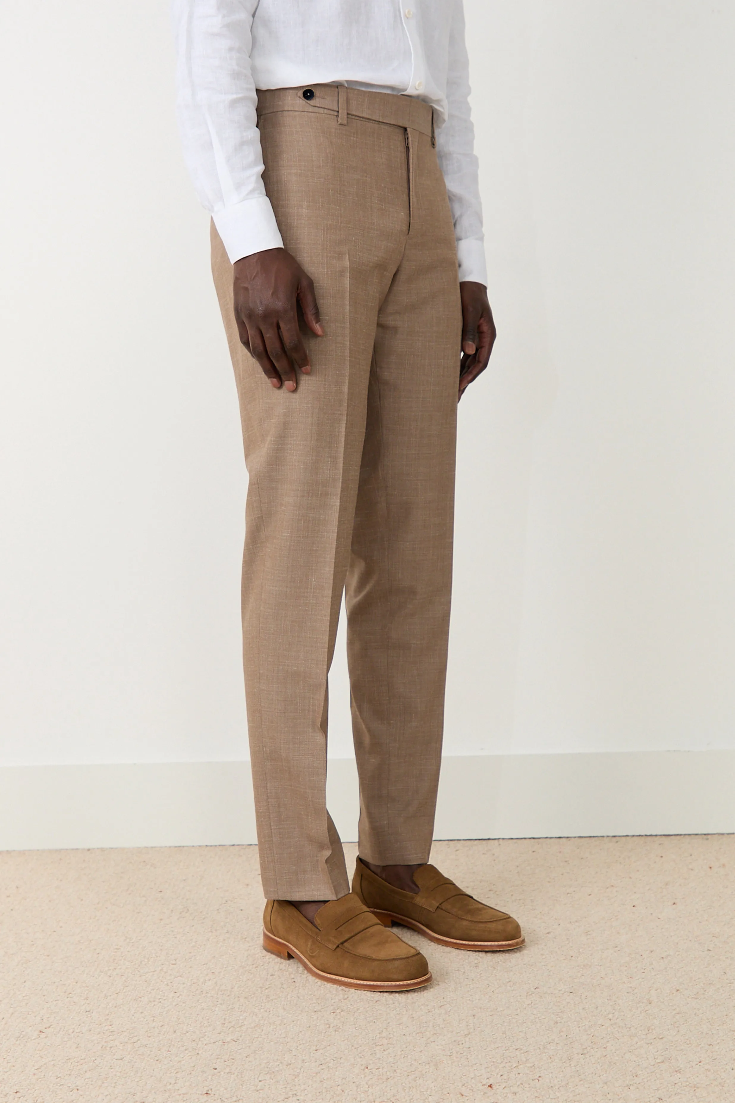 Pantalon Uno beige sold by bonnegueule product image thumbnail 3