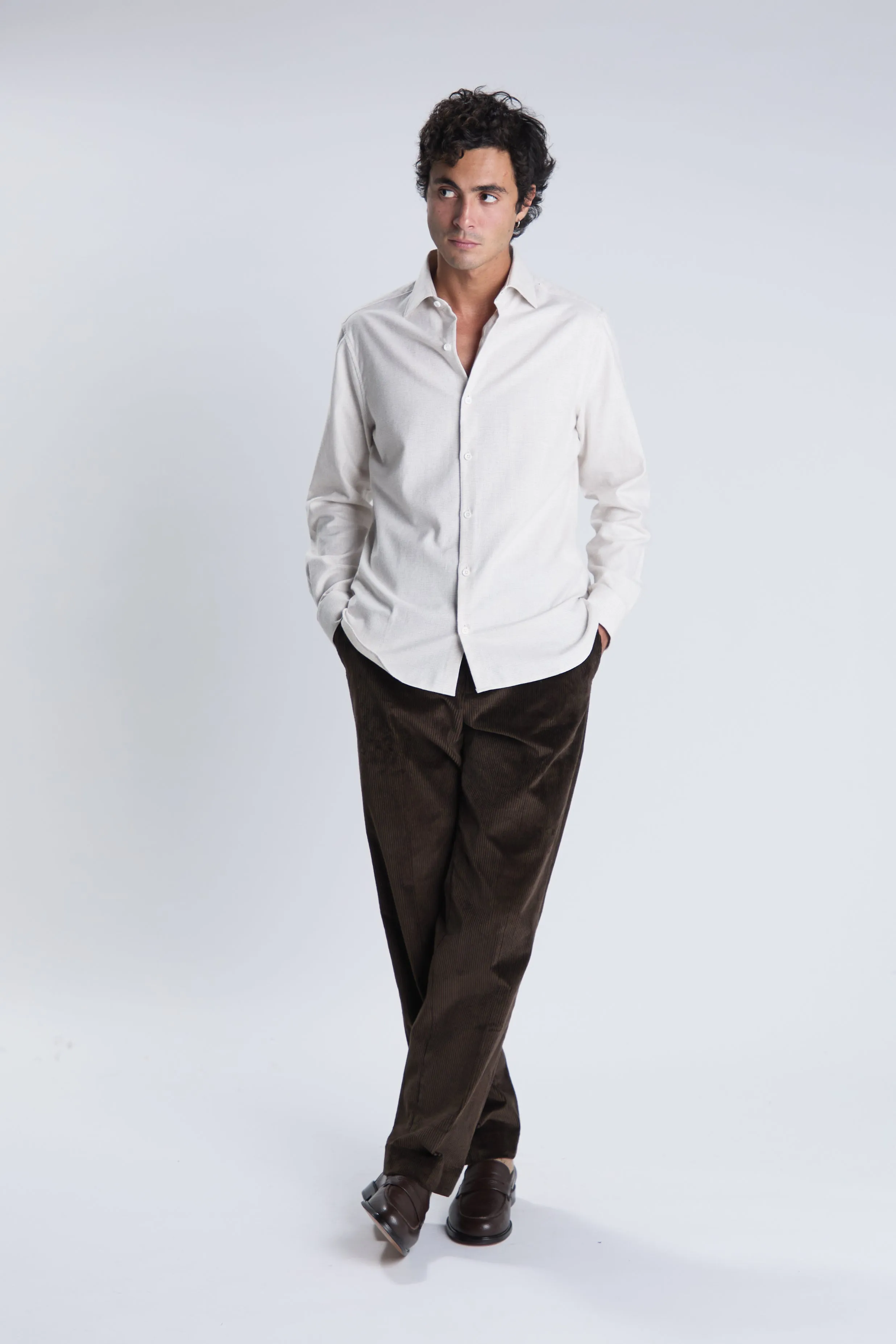 Chemise Volpaia beige sold by bonnegueule product image thumbnail 2