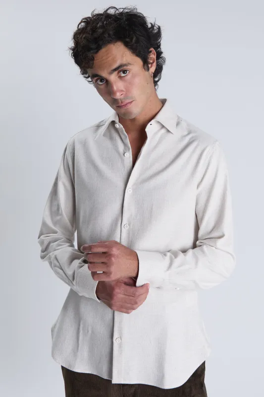 Chemise Volpaia beige made by bonnegueule