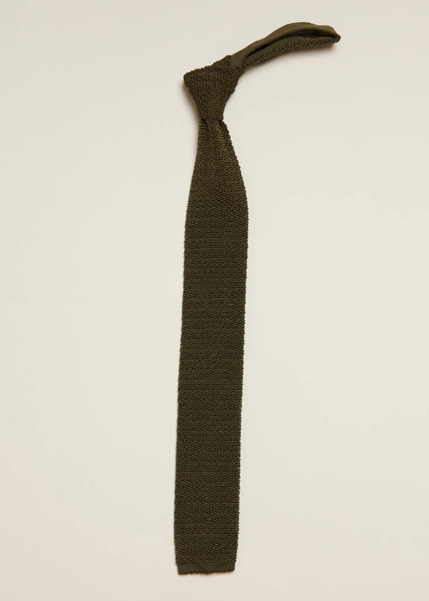 Cravate Crispy kaki sold by bonnegueule product image thumbnail 3