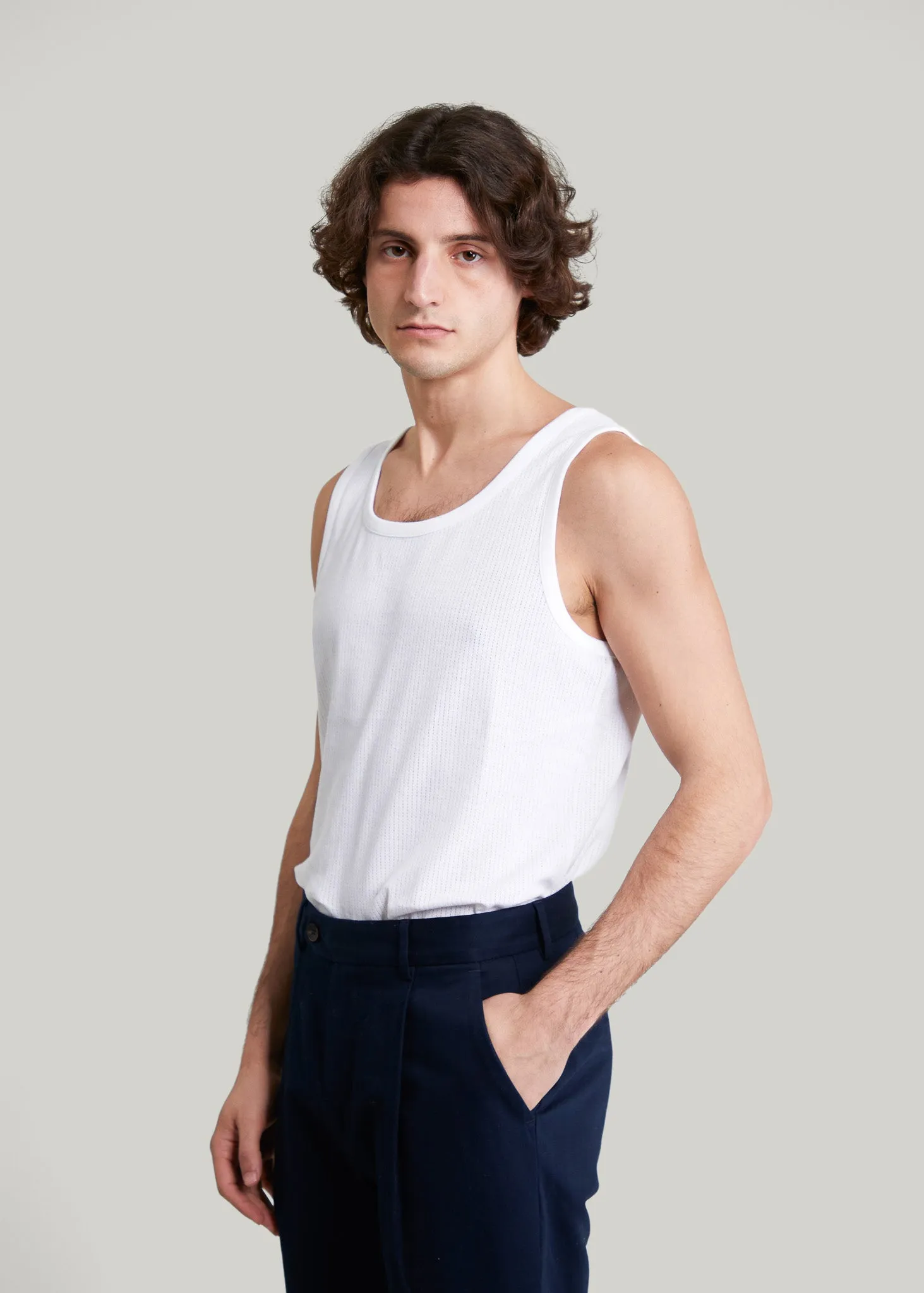 Débardeur Halles blanc sold by bonnegueule