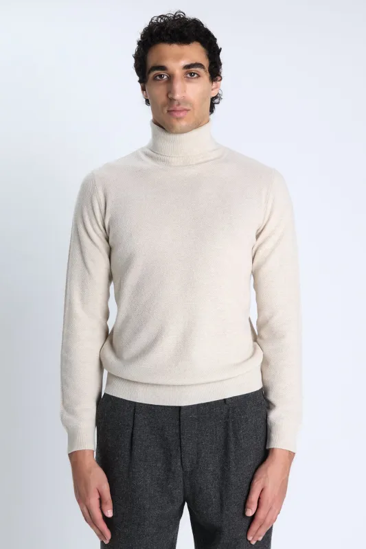 Pull Pietro écru sold by bonnegueule