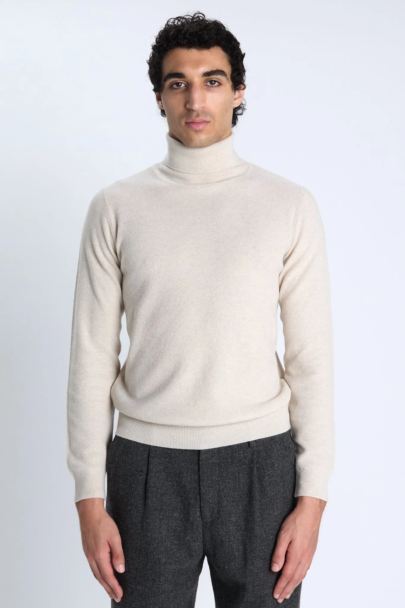 Pull Pietro écru sold by bonnegueule