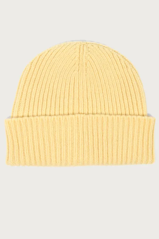 Bonnet Brighton jaune made by bonnegueule