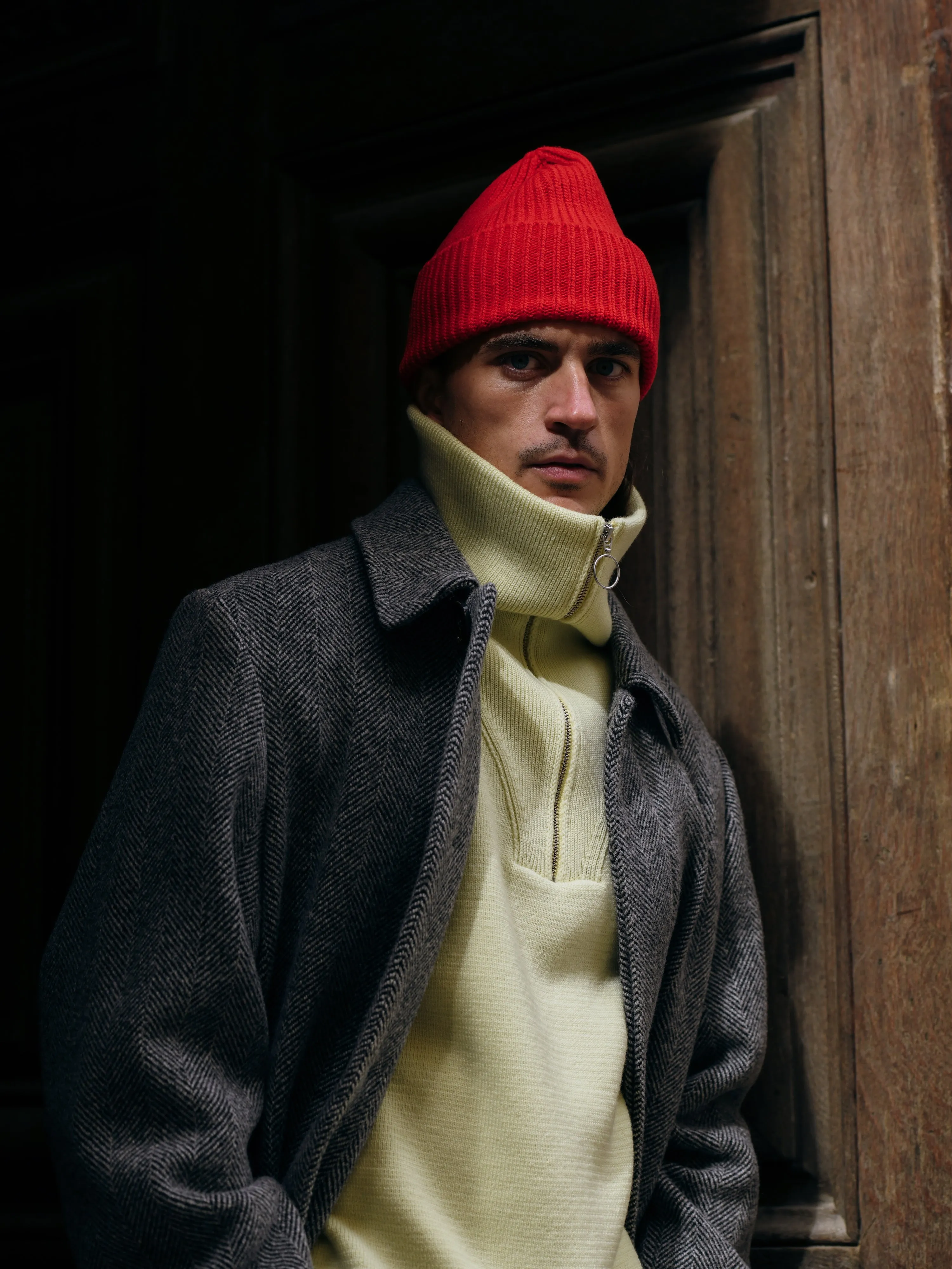 Bonnet Brighton rouge sold by bonnegueule product image thumbnail 2