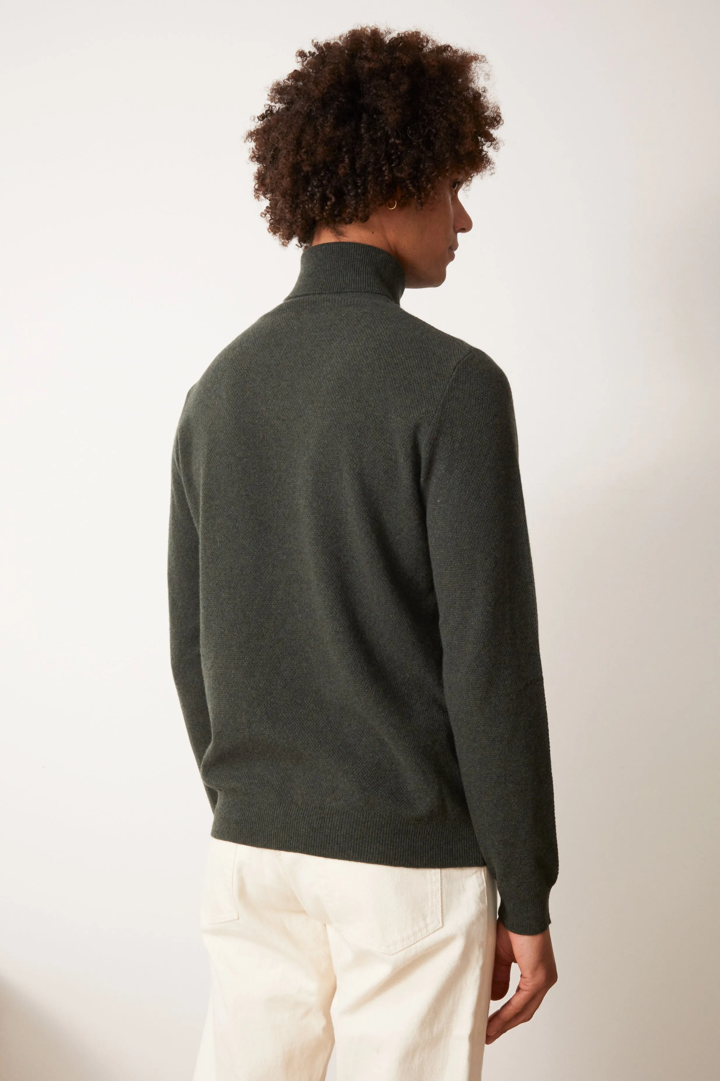 Pull Pietro vert loden sold by bonnegueule product image thumbnail 2