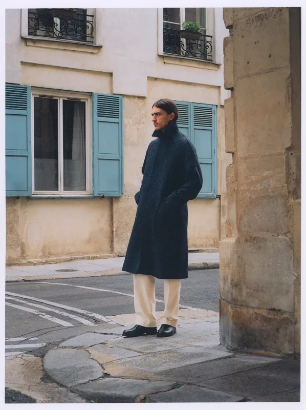 Manteau Kinvara bleu sold by bonnegueule