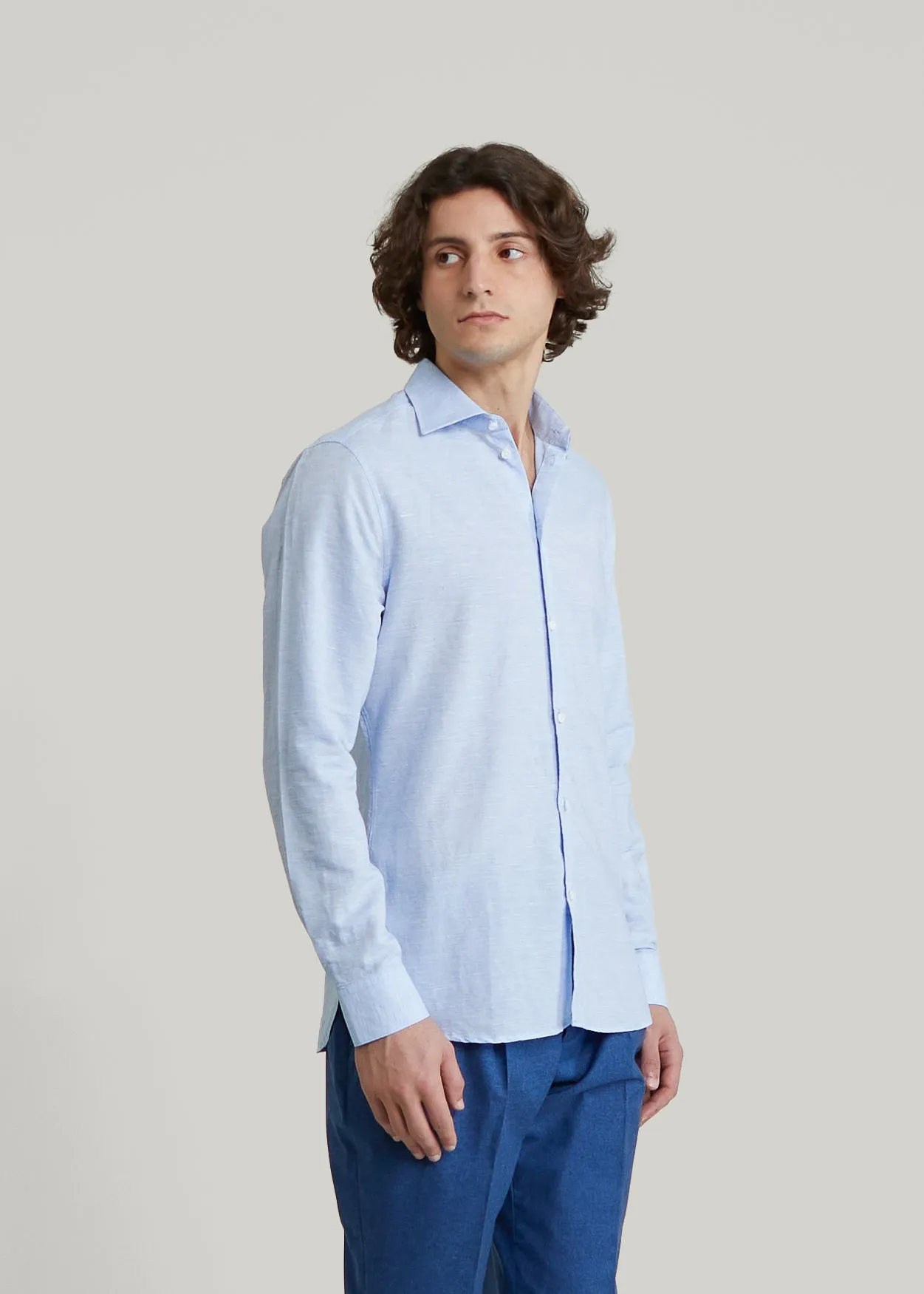 Chemise Volpaia bleu ciel sold by bonnegueule product image thumbnail 3