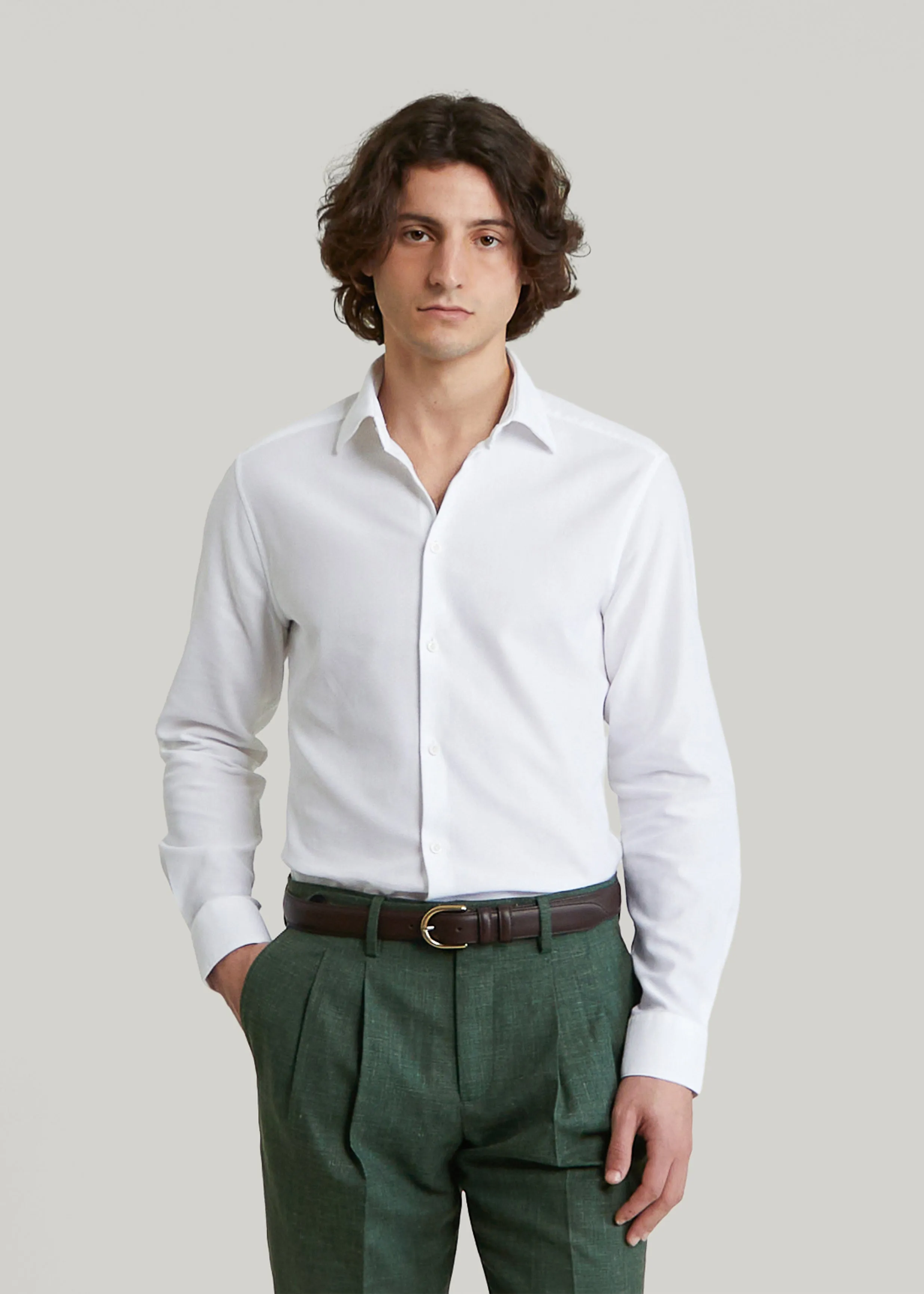 Chemise Volpaia blanche sold by bonnegueule