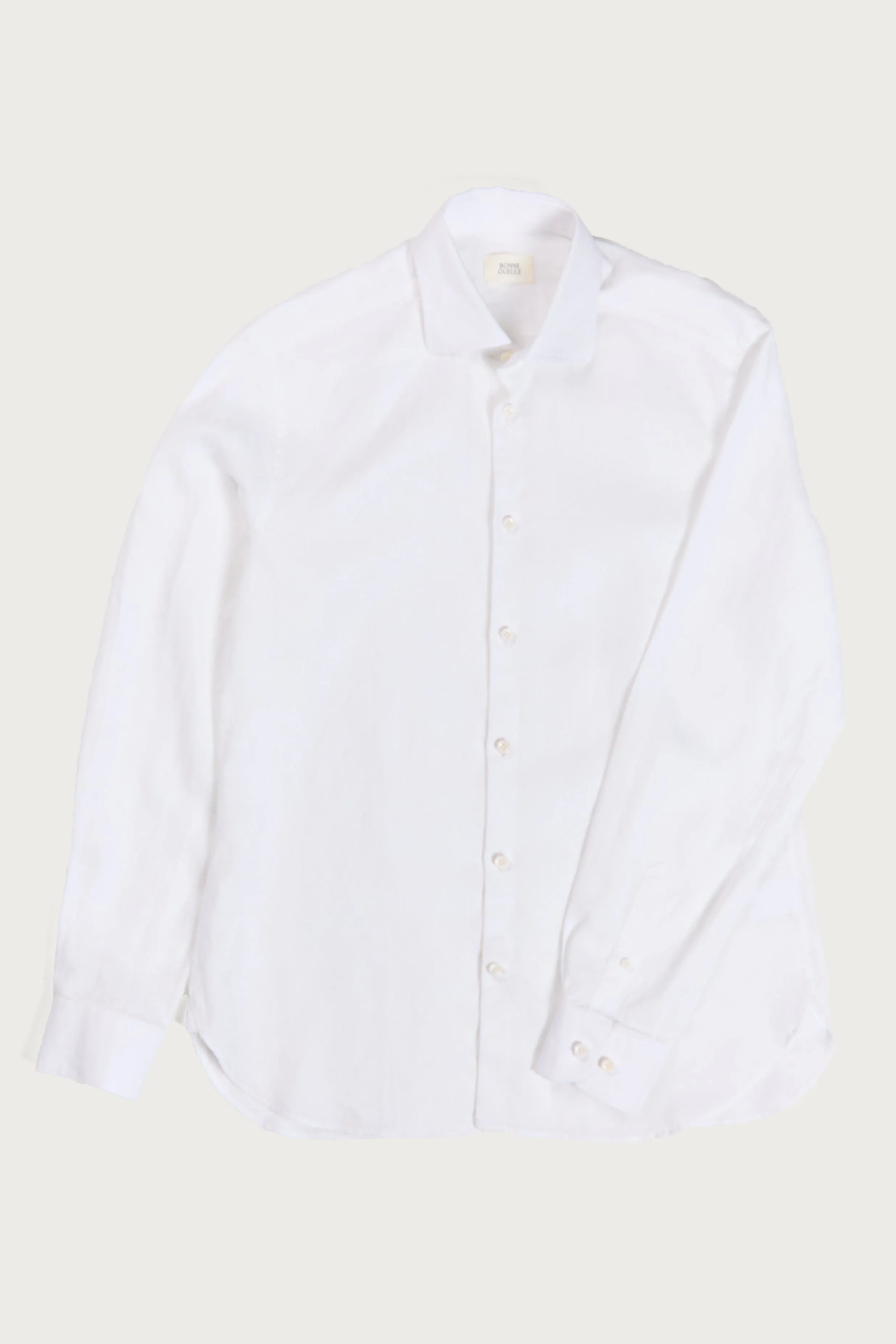 Chemise Volpaia blanche en lin sold by bonnegueule product image thumbnail 3