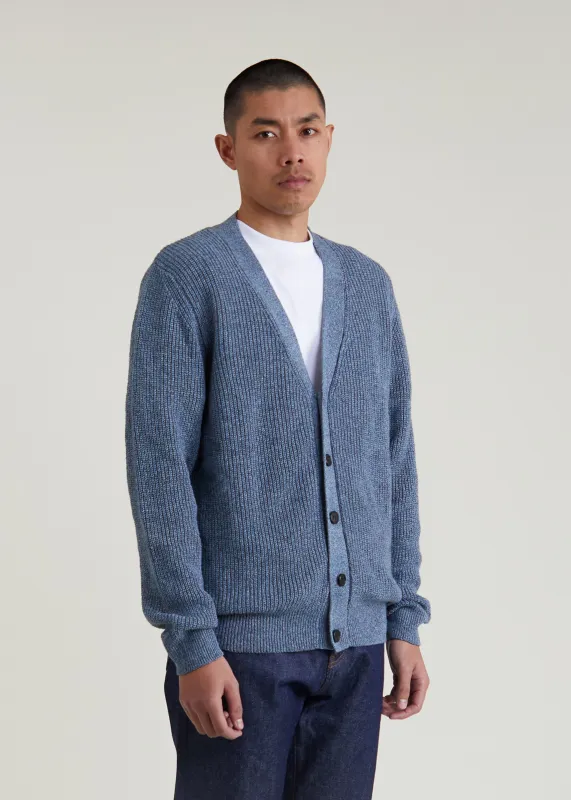Cardigan Como bleu orage made by bonnegueule