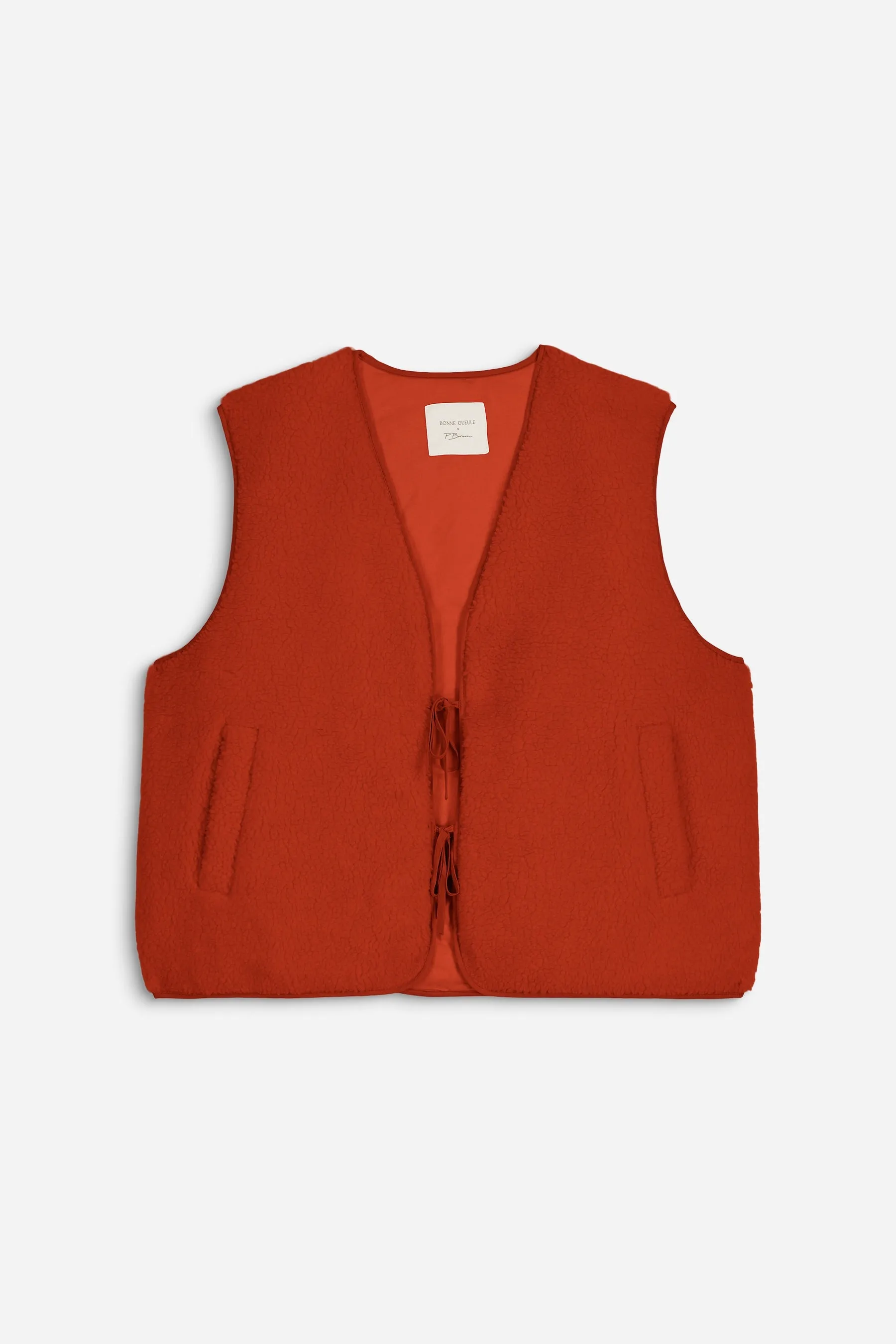 Gilet sans manche Manarola orange sold by bonnegueule