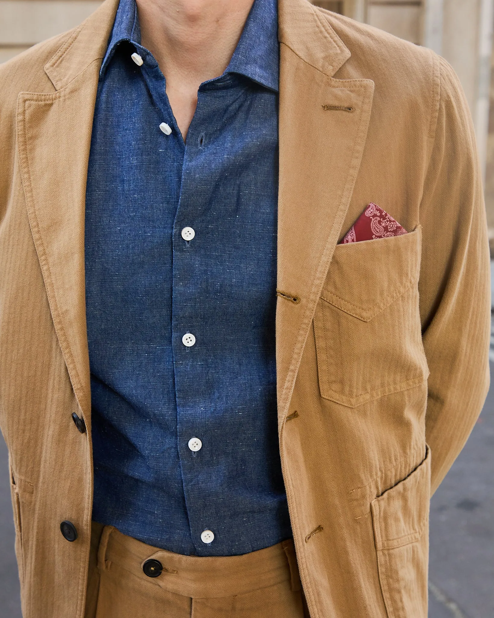 Veste Sorrente sable sold by bonnegueule product image thumbnail 5