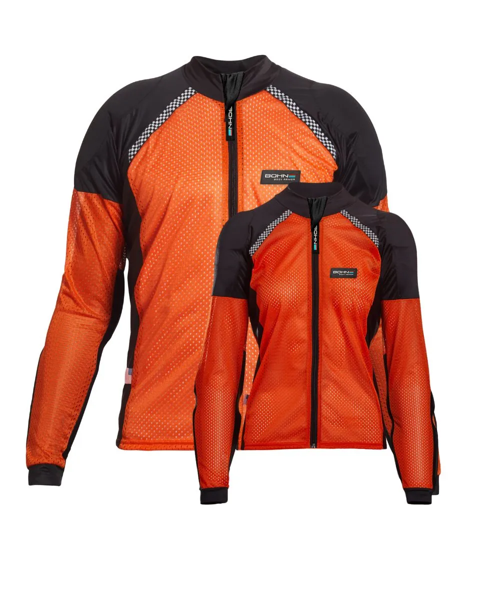 Airtex™ Armored Motorcycle Shirt - Orange sold by Bohn Armor