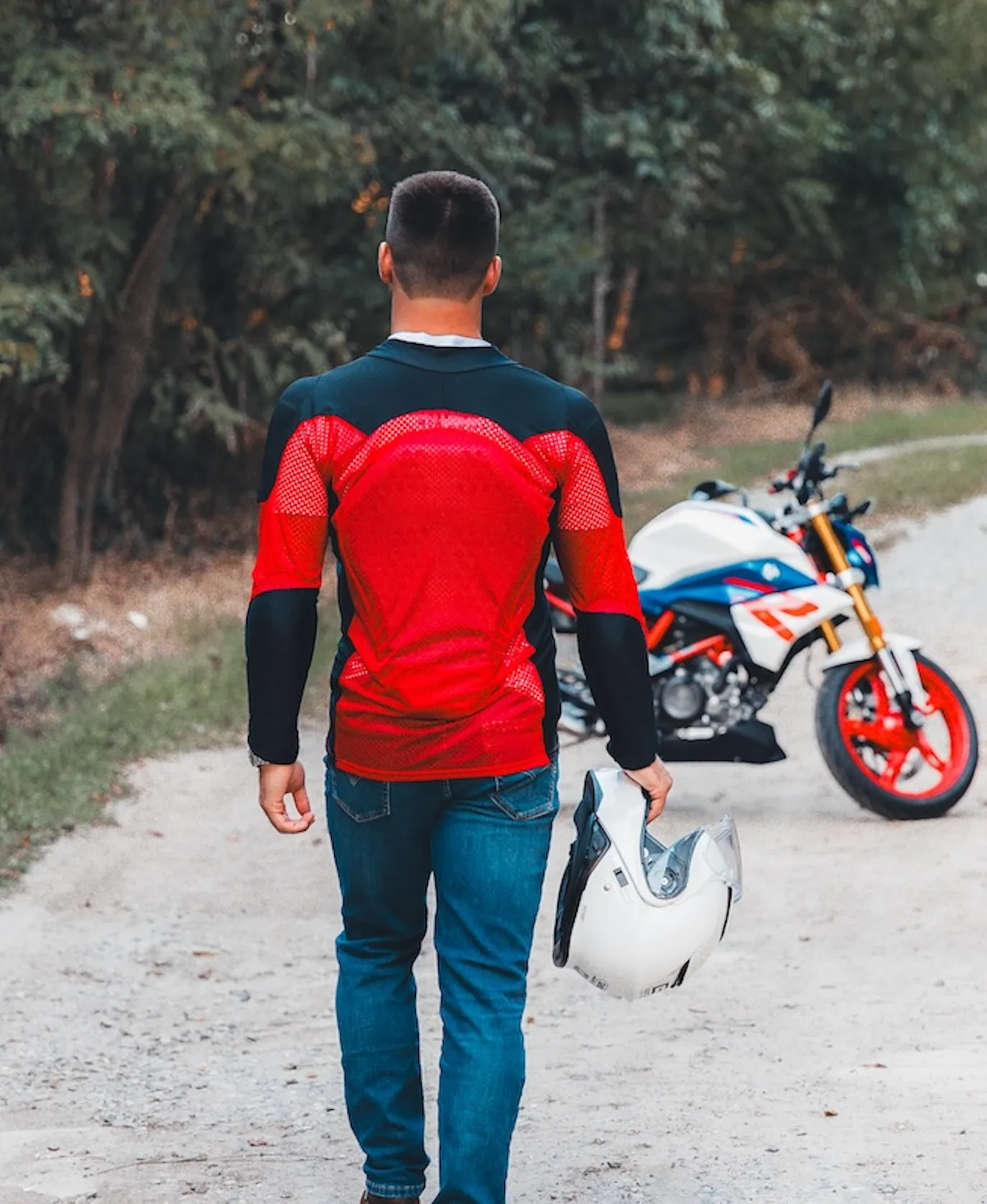 Airtex™ Armored Motorcycle Shirt - Red sold by Bohn Armor product image thumbnail 4