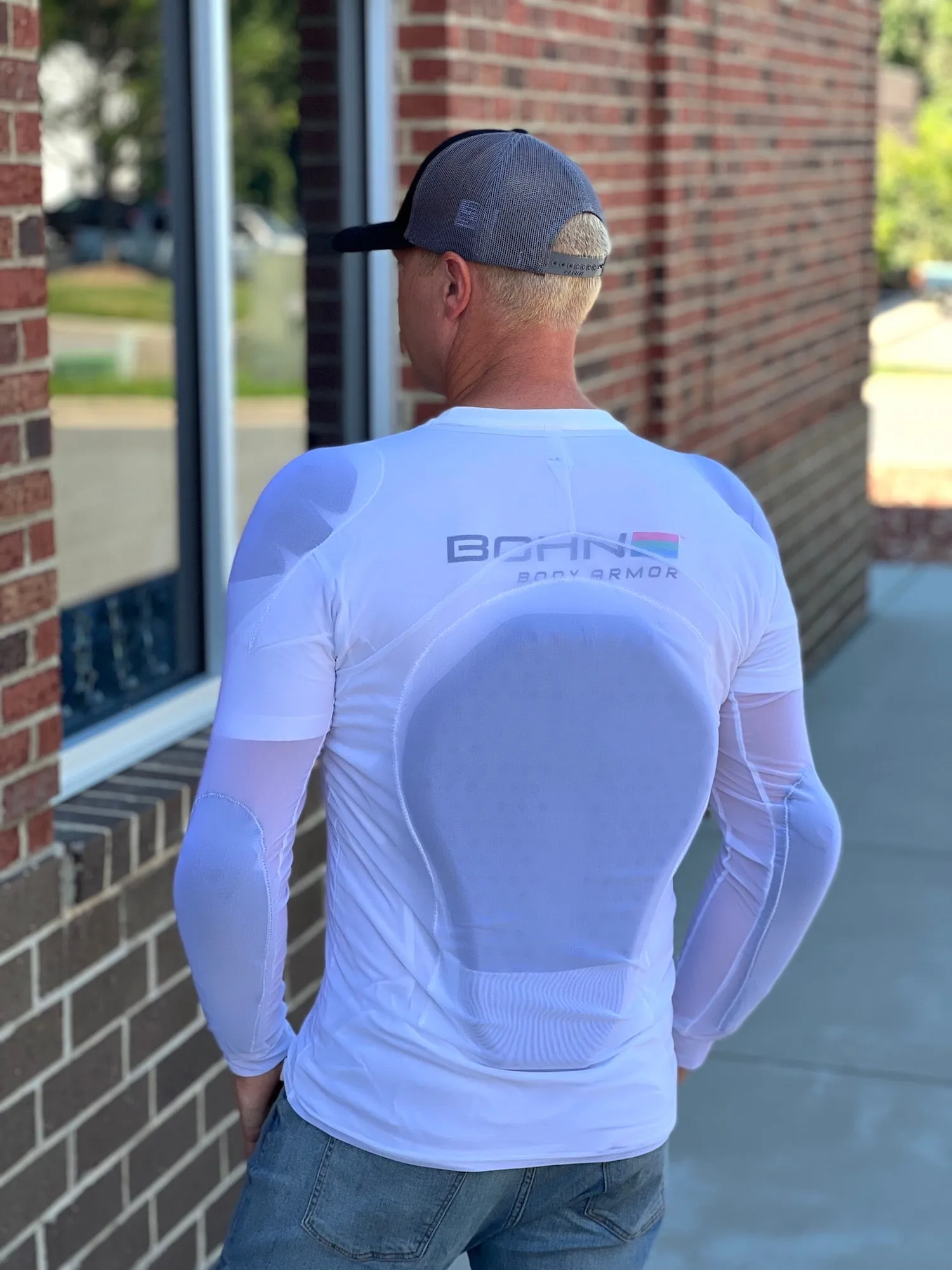 Cool-Air™ Mesh Armored Motorcycle Shirt sold by Bohn Armor product image thumbnail 5