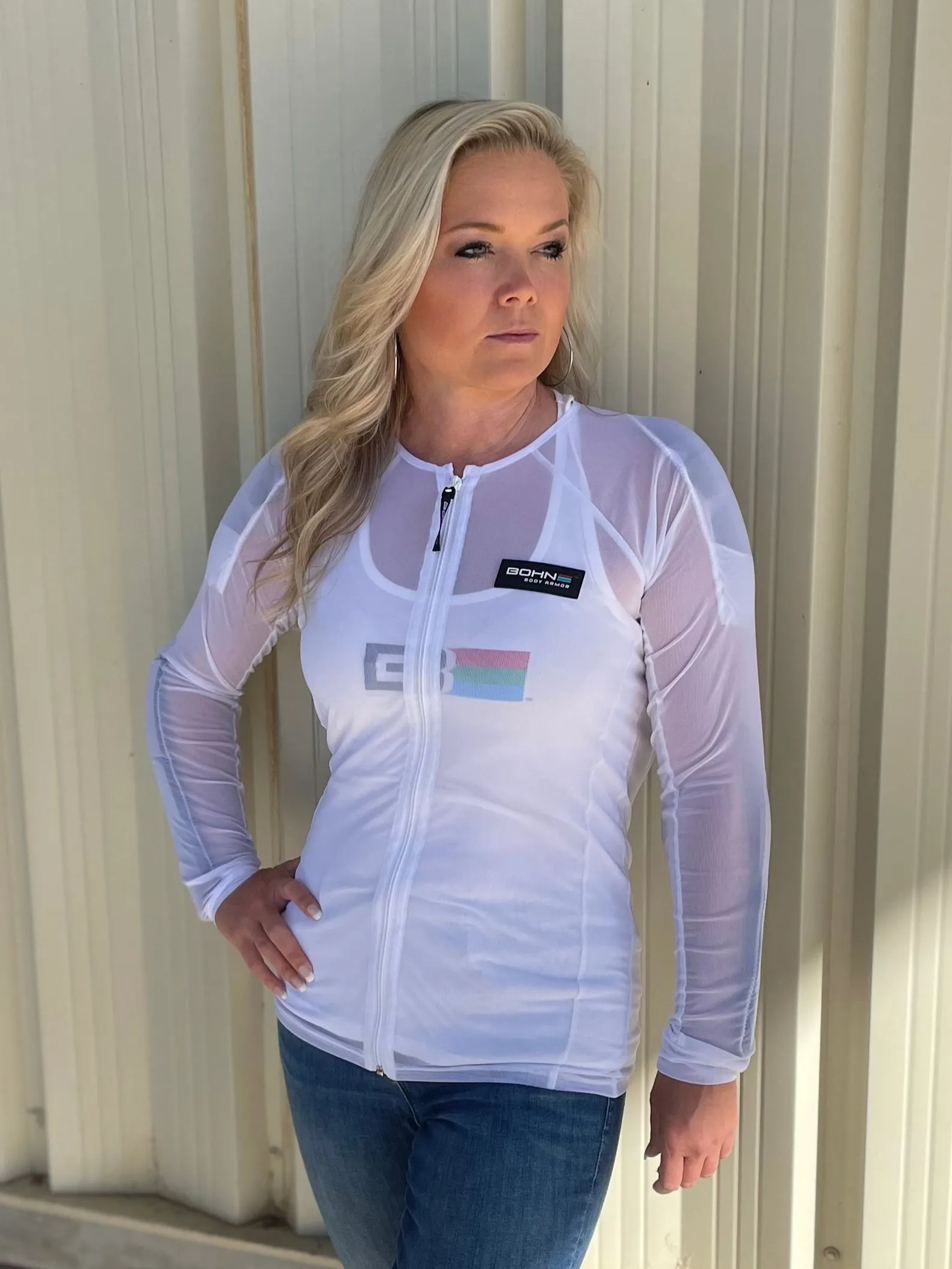 Cool-Air™ Mesh Armored Motorcycle Shirt sold by Bohn Armor product image thumbnail 3