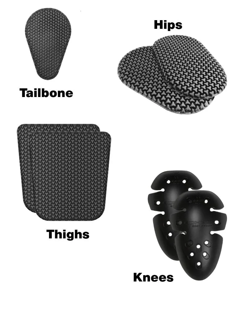 "Adventure" All-Season Lycra | Armored Motorcycle Riding Pants | 5x8 Knee sold by Bohn Armor product image thumbnail 3