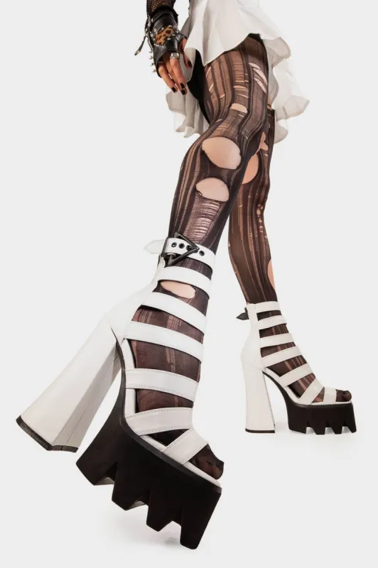 Back Off Chunky Platform Sandals sold by Lamoda