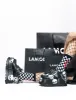 Lamoda Maniac Black PU Skull Chunky Platform Wedge Shoes Gothic Punk sold by Lamoda