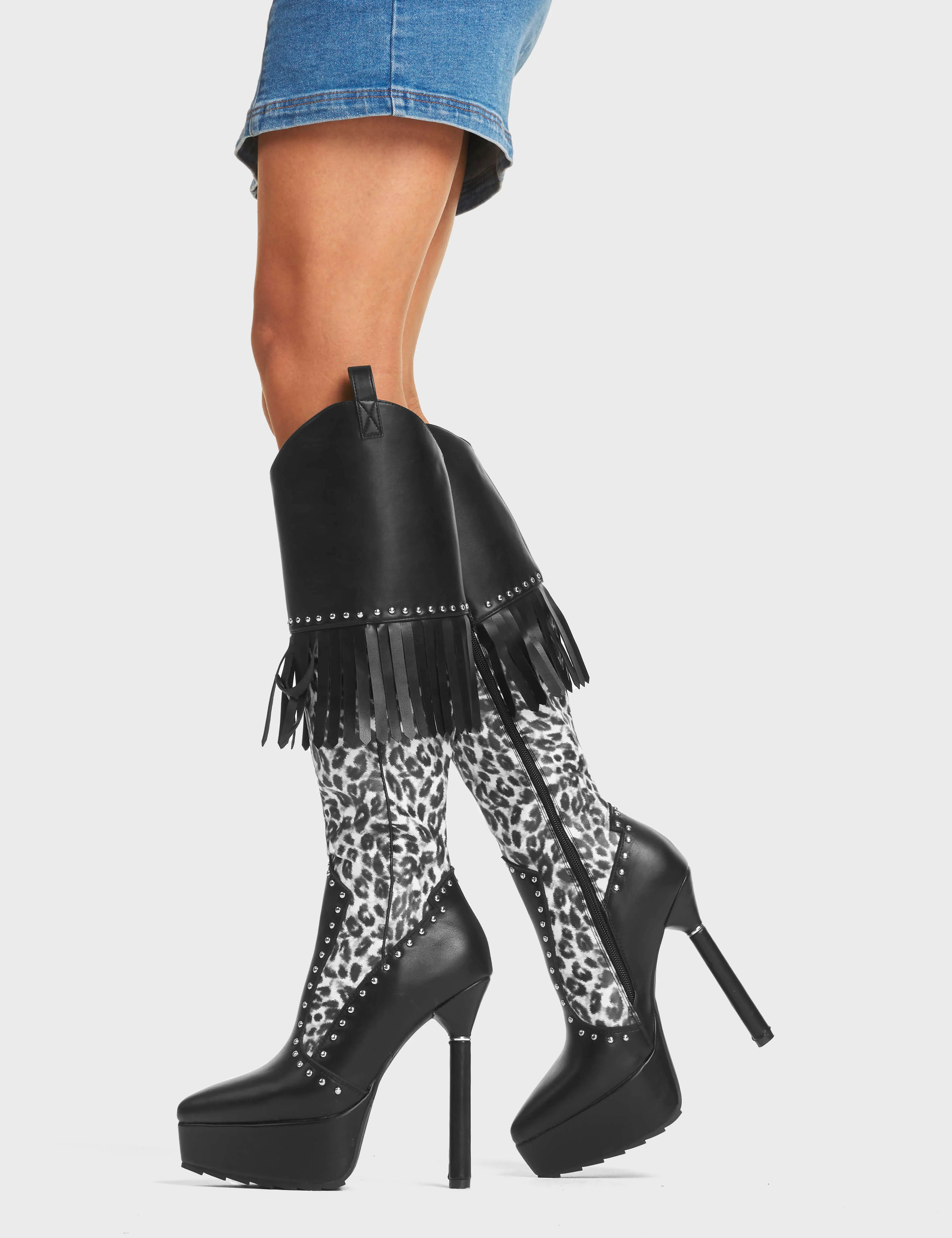 My Priority Platform Knee High Boots sold by Lamoda product image thumbnail 4