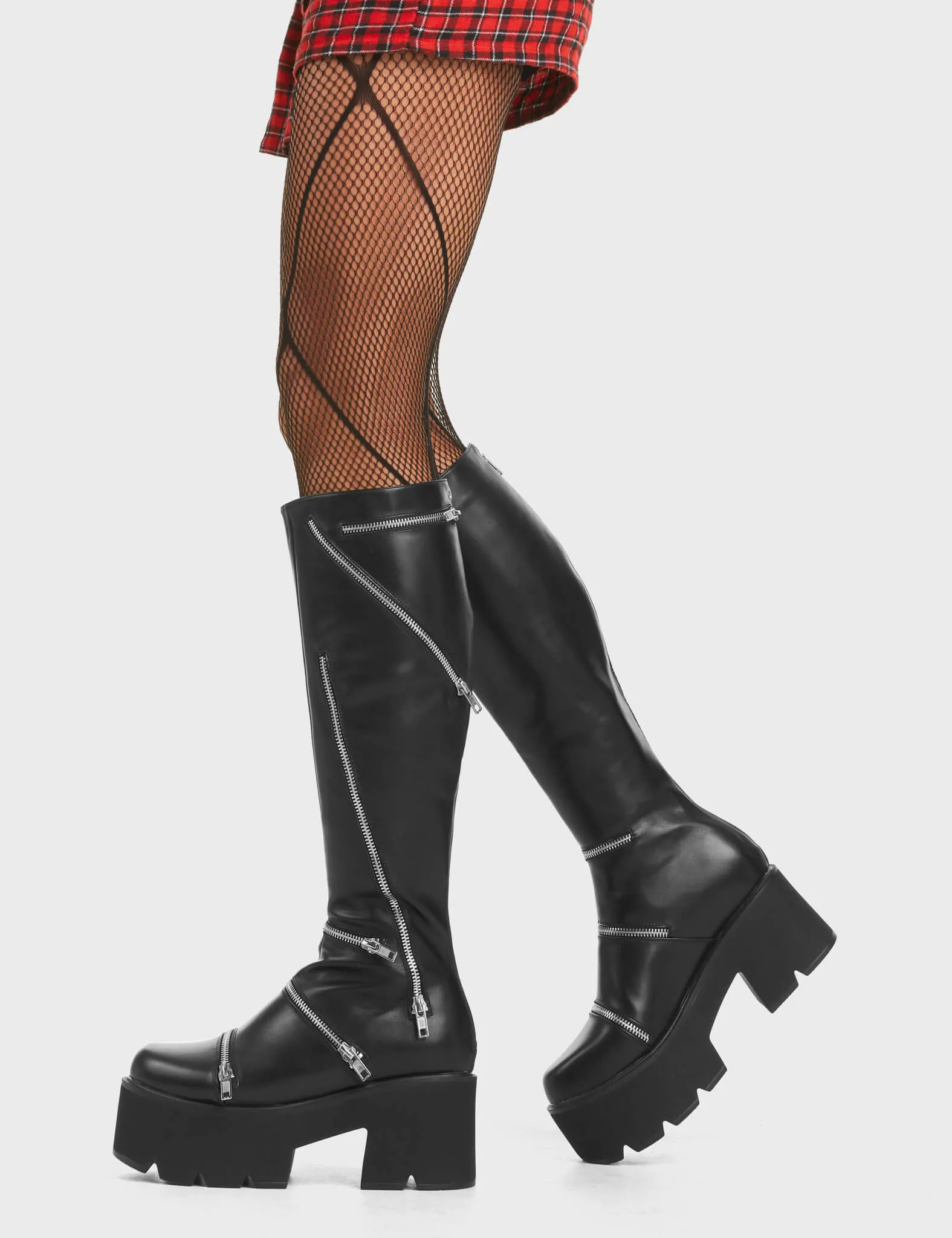Go Figure Chunky Platform Knee High Boots sold by Lamoda product image thumbnail 3