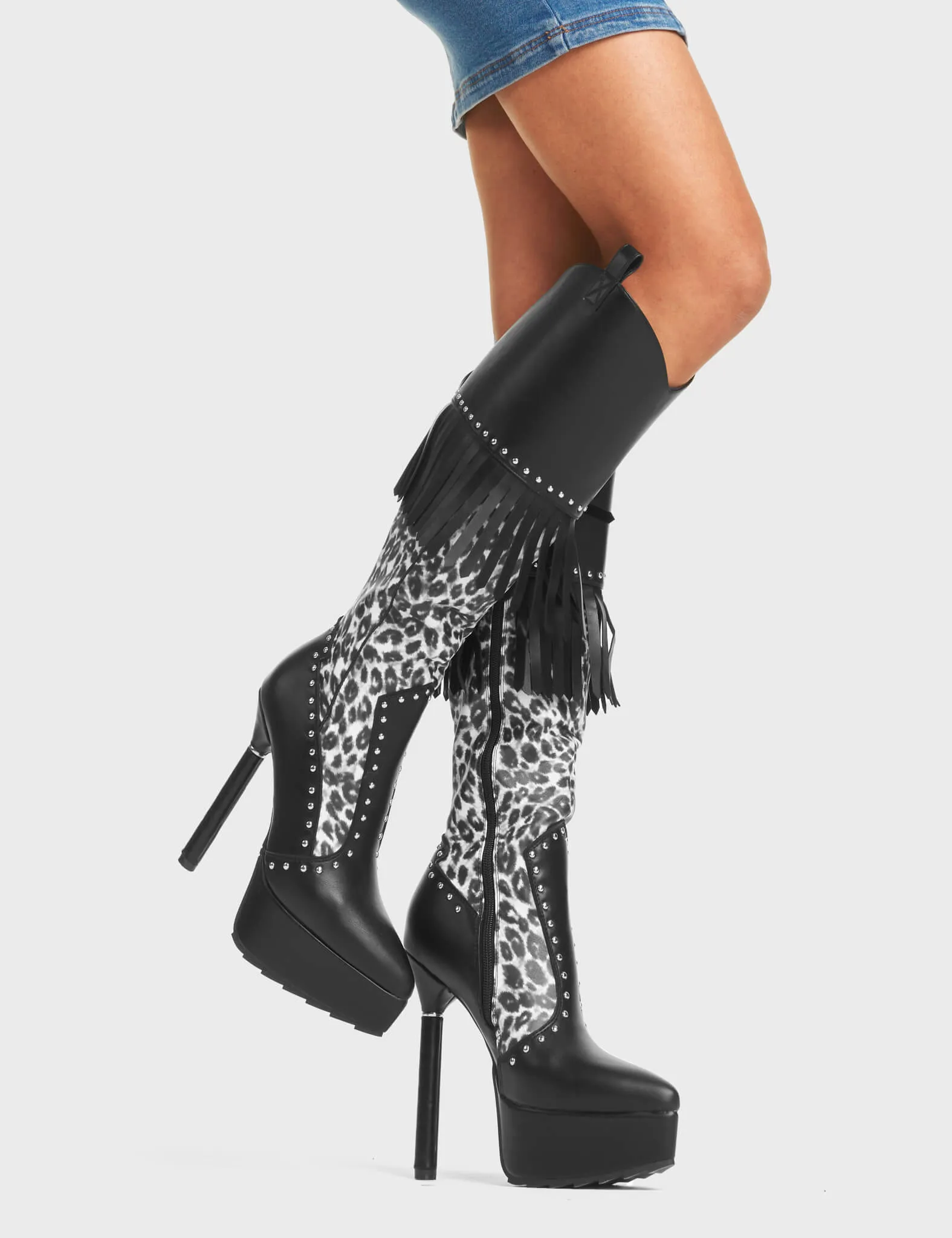 My Priority Platform Knee High Boots sold by Lamoda product image thumbnail 2
