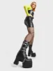 Bite My Tongue Chunky Platform Calf Boots sold by Lamoda