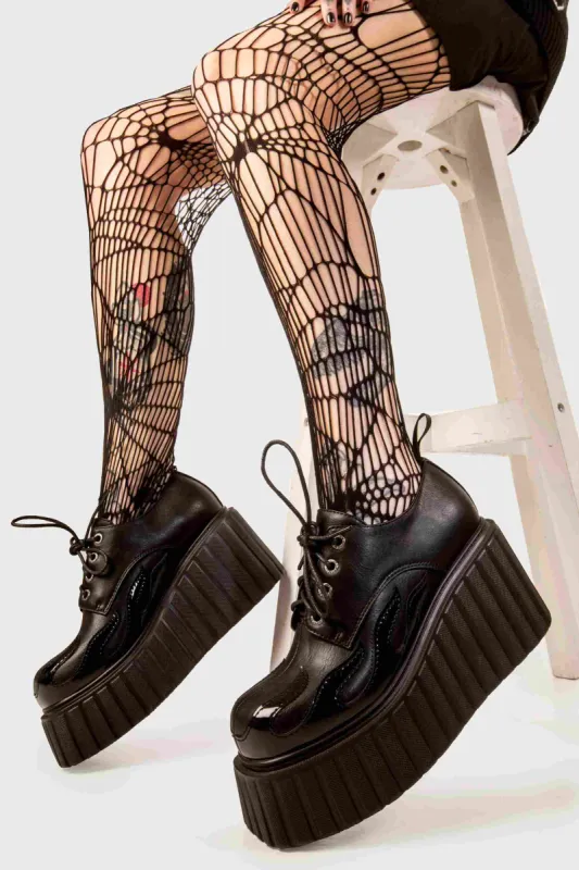 Girls On Tour Chunky Platform Creeper Shoes sold by Lamoda