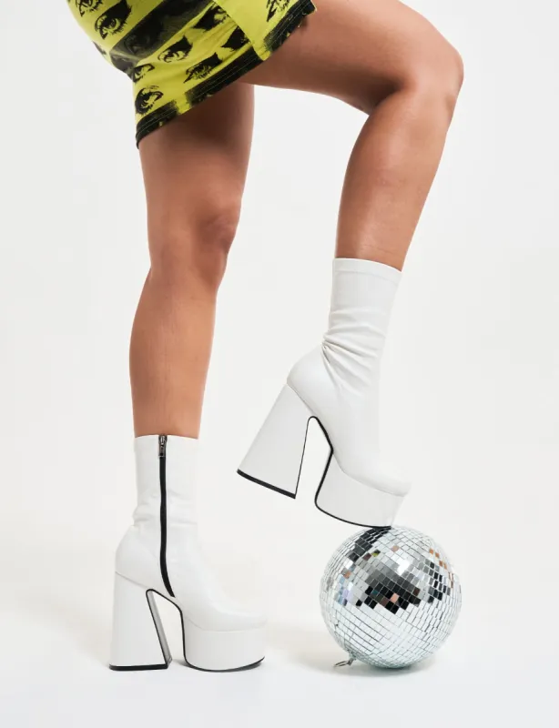 Over It Platform Ankle Boots sold by Lamoda